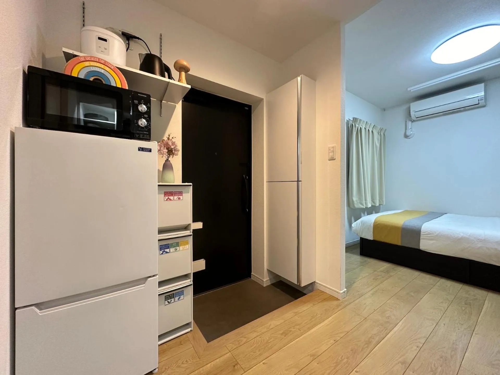 Bed in nestay inn tokyo kagurazaka