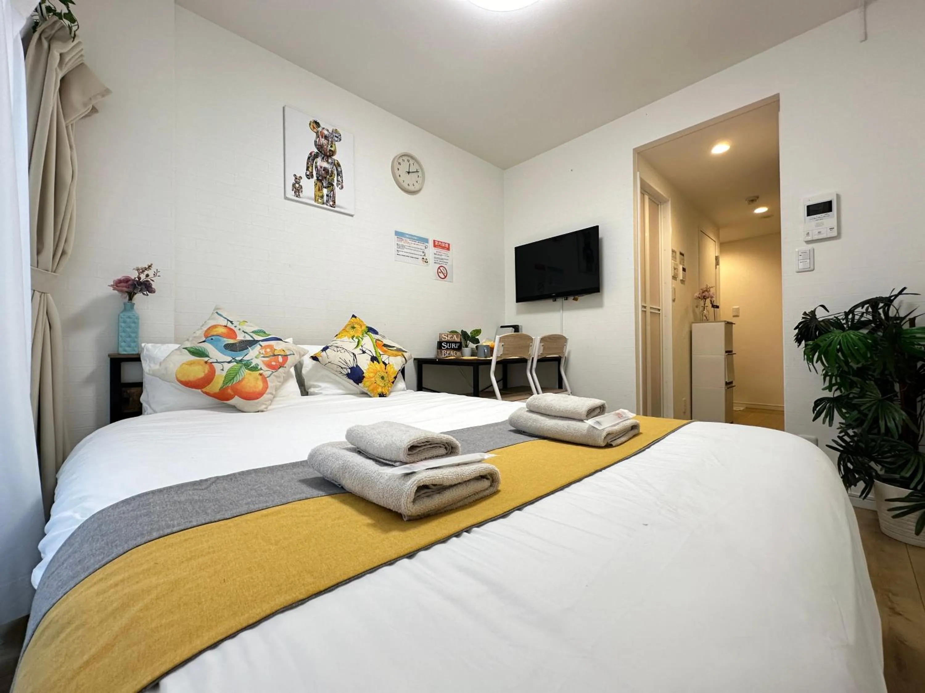 Bed in nestay inn tokyo kagurazaka