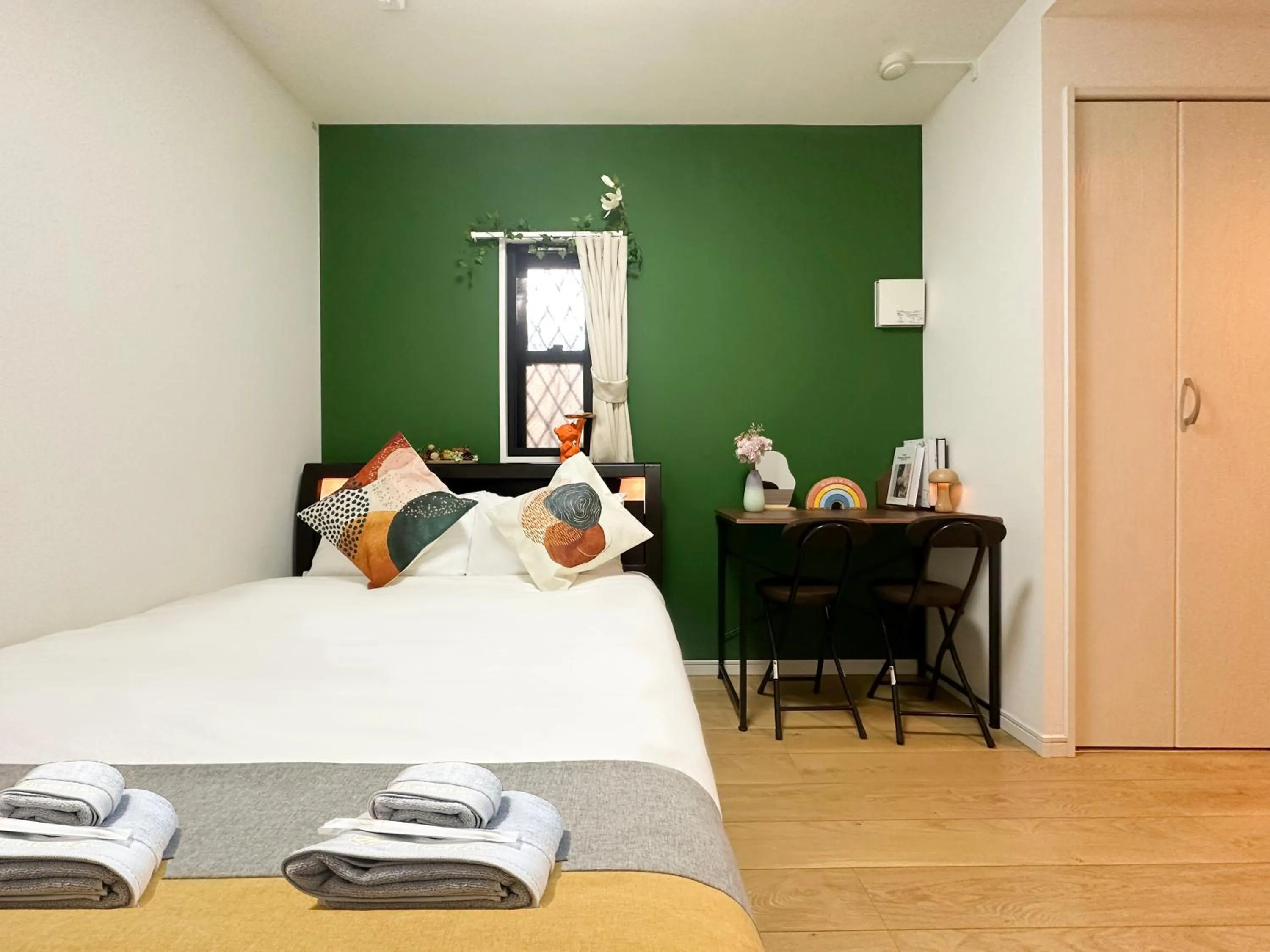 Bed in nestay inn tokyo kagurazaka