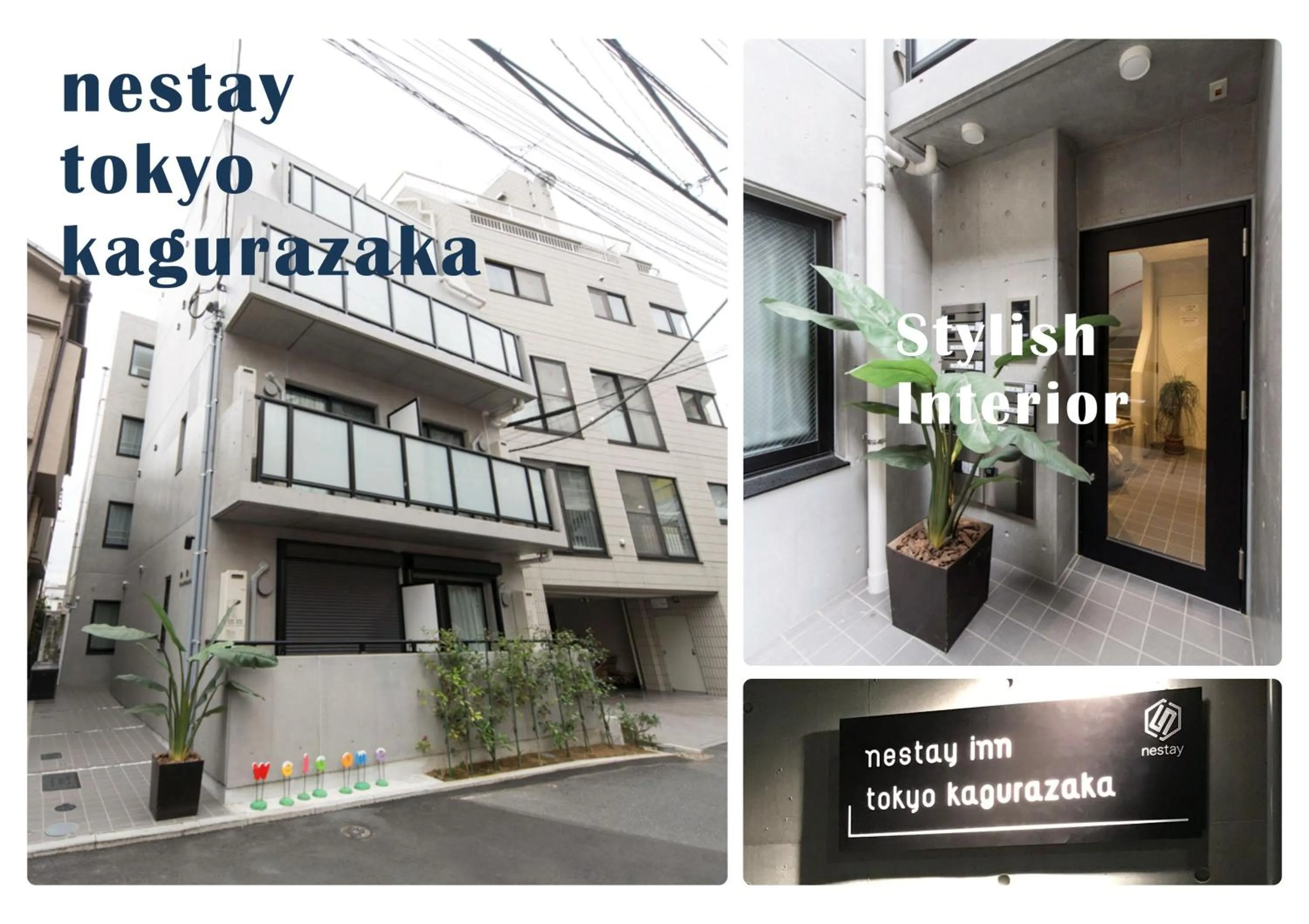 Property building in nestay inn tokyo kagurazaka