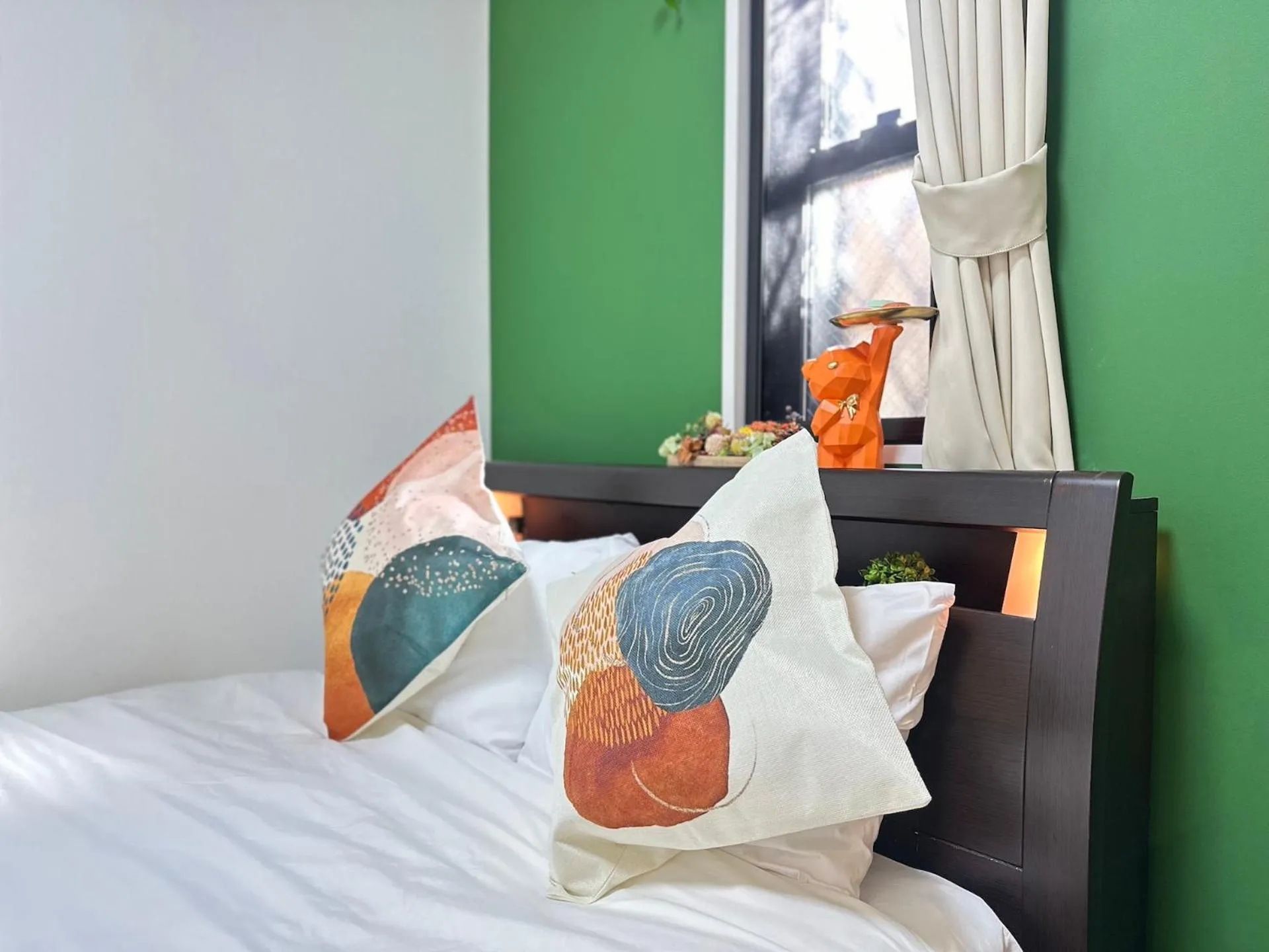 Bed in nestay inn tokyo kagurazaka