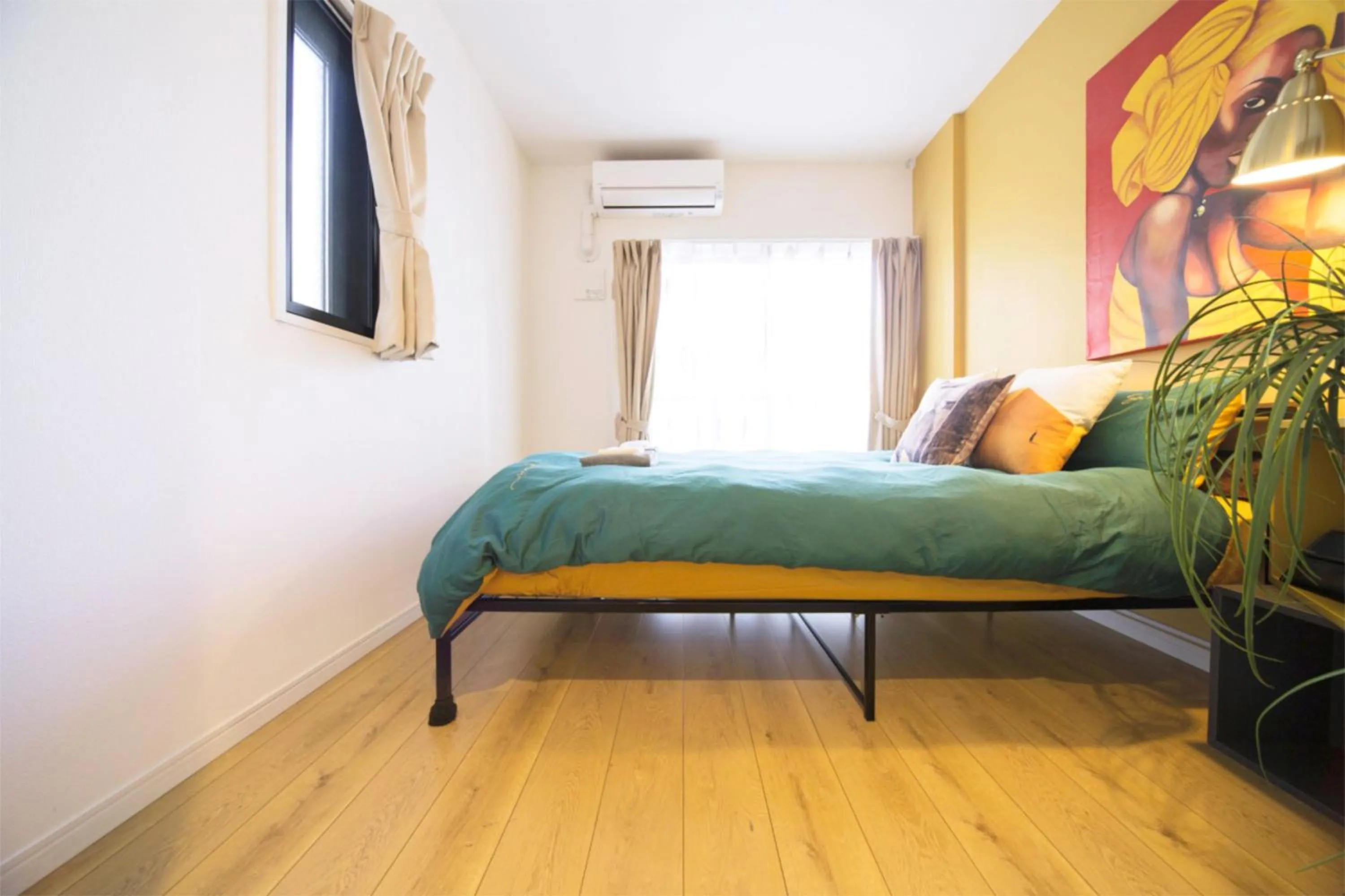 Bed in nestay inn tokyo kagurazaka