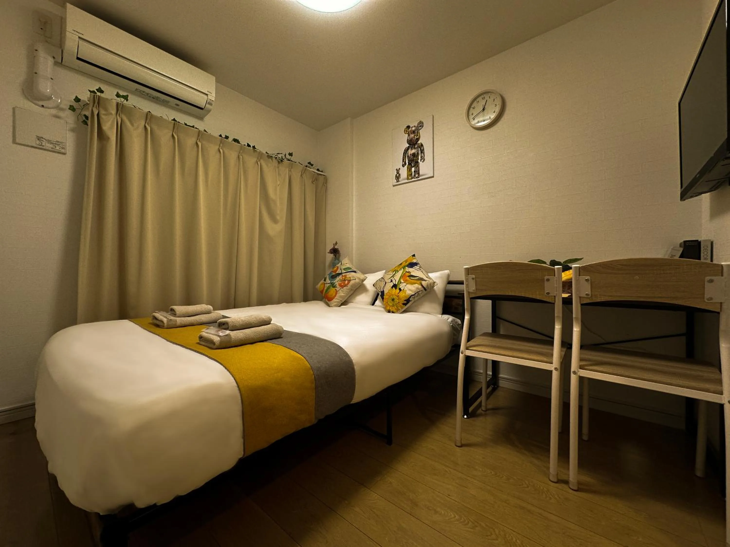 Bed in nestay inn tokyo kagurazaka