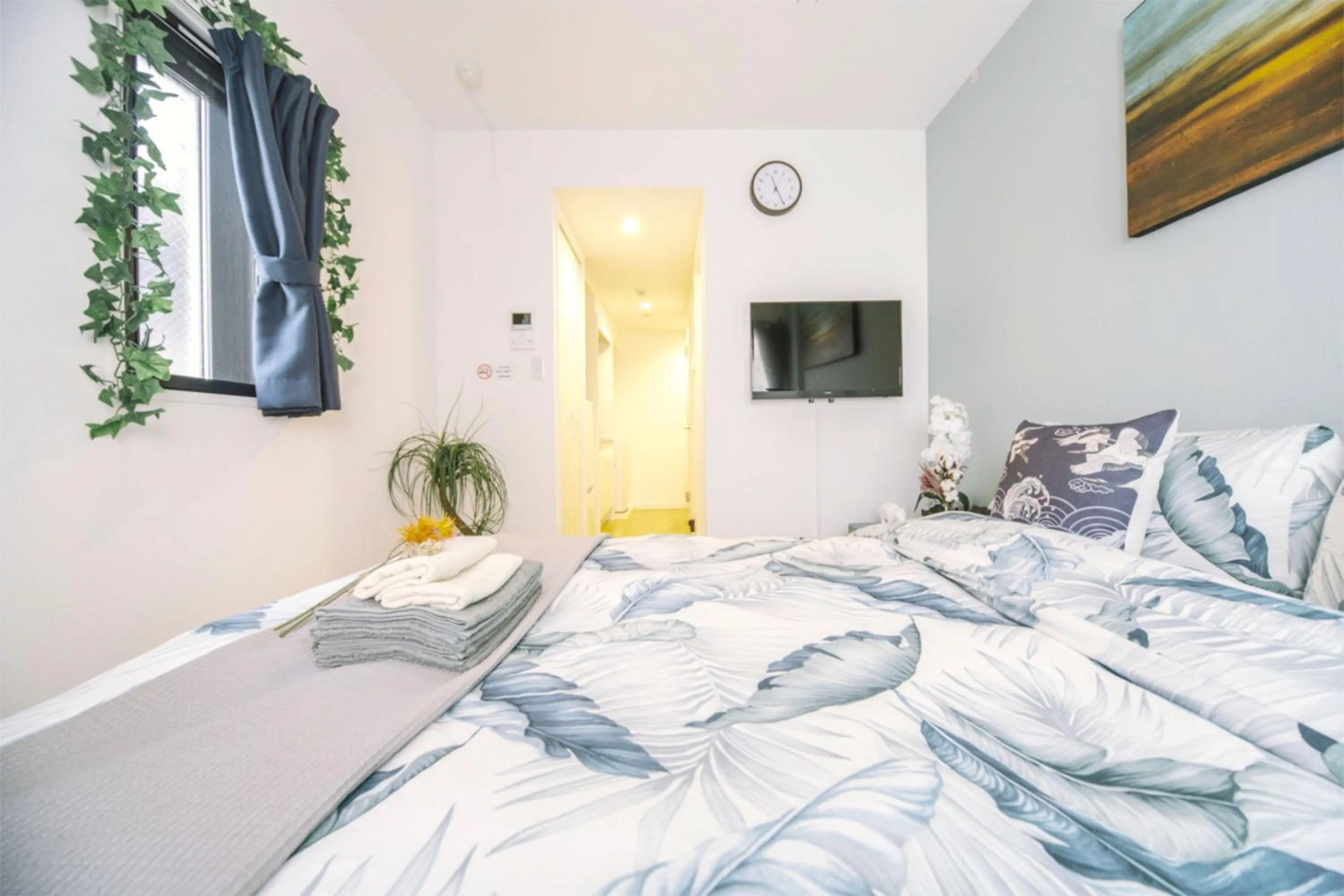 Bed in nestay inn tokyo kagurazaka