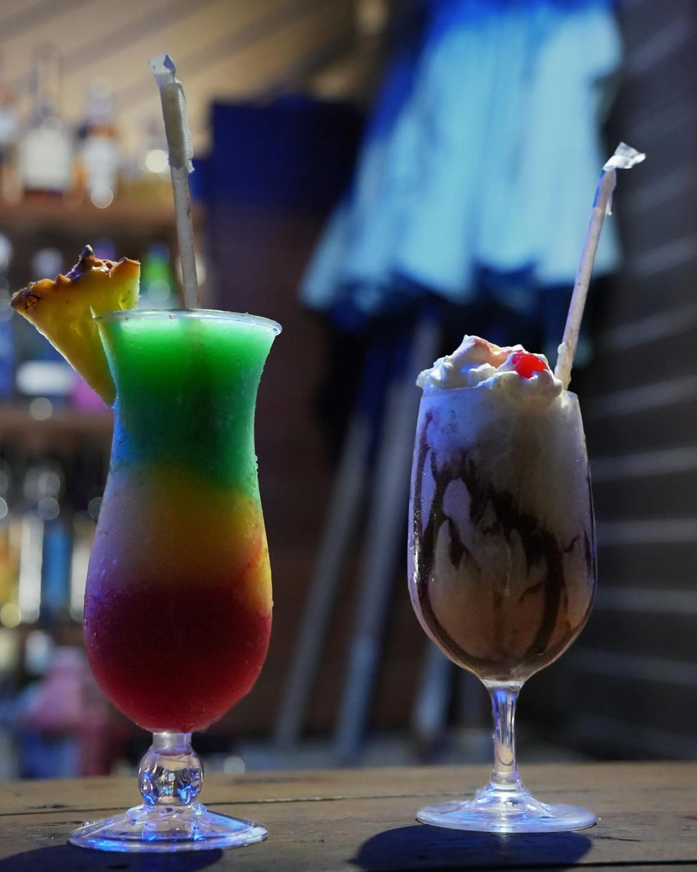 Drinks in Blue Skies Beach Resort