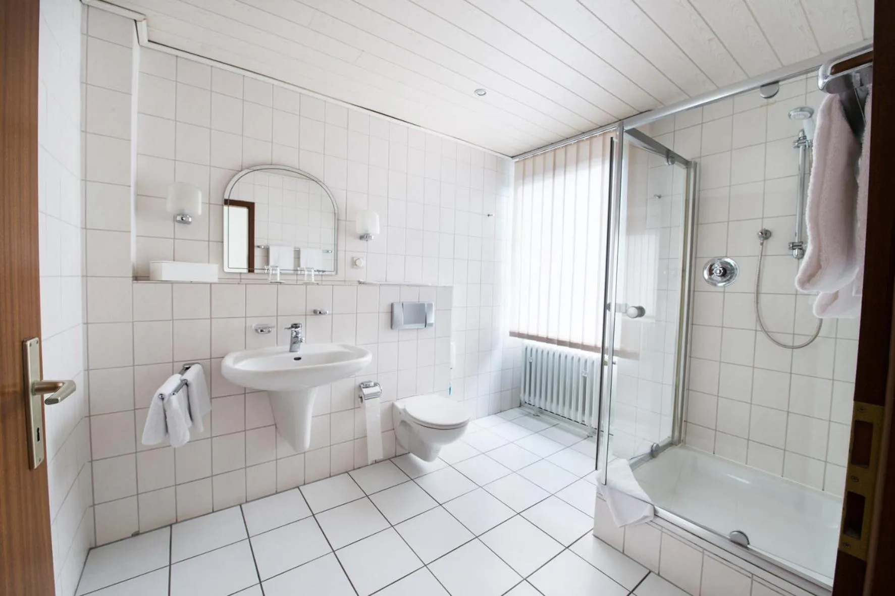 Shower in SOVA Hotel