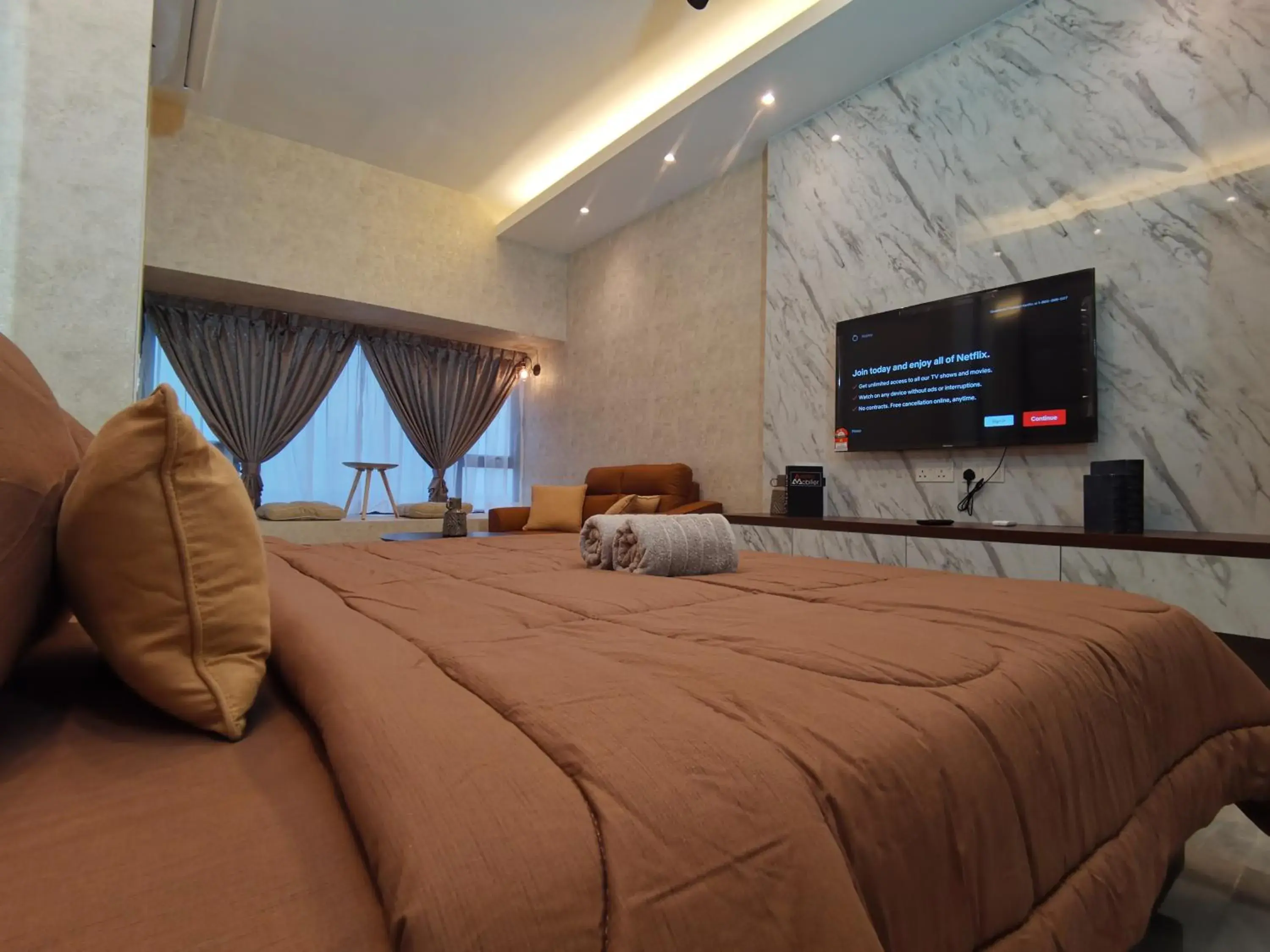 Bed in Attic Home Melaka Imperio Residence & Jonker Bed in Attic Home Melaka Imperio Residence & Jonker