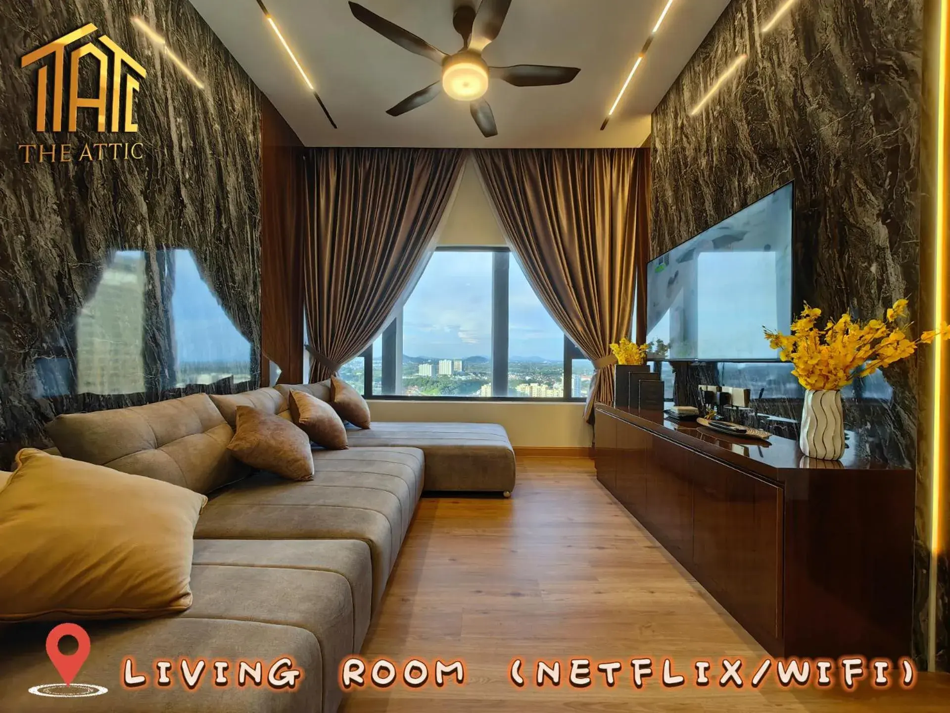 Two Bedroom Deluxe Family Suite (Private Bathtub & City View) in Attic Home Melaka Imperio Residence & Jonker Two Bedroom Deluxe Family Suite (Private Bathtub & City View) in Attic Home Melaka Imperio Residence & Jonker