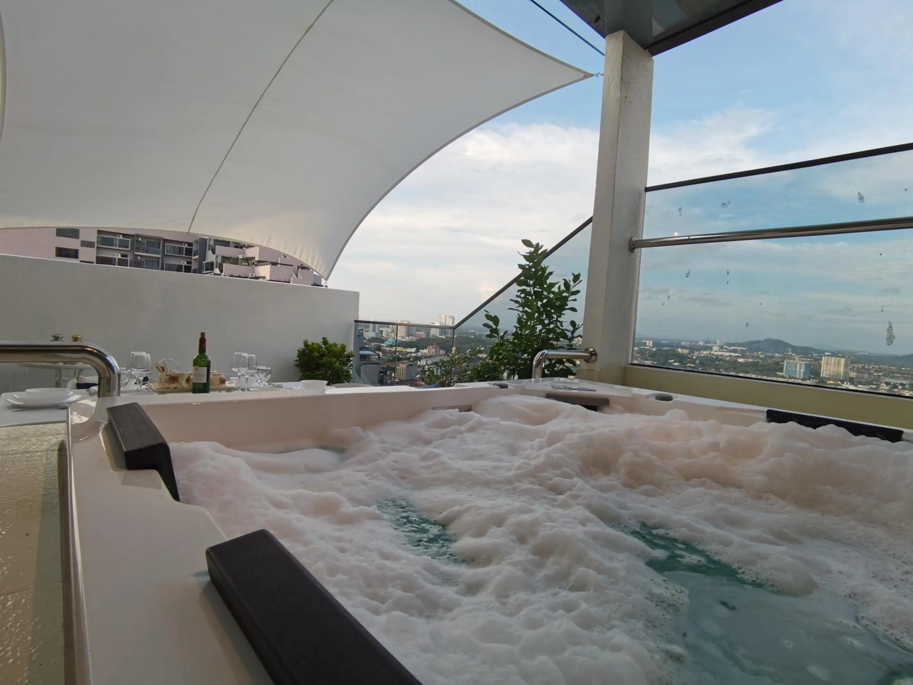 Balcony/Terrace in Attic Home Melaka Imperio Residence & Jonker