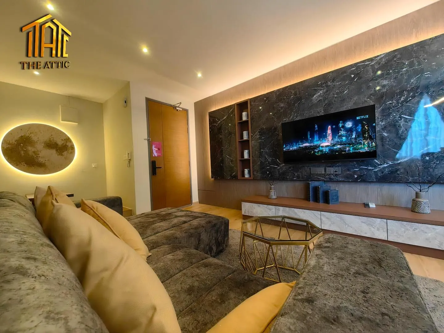 TV and multimedia in Attic Home Melaka Imperio Residence & Jonker