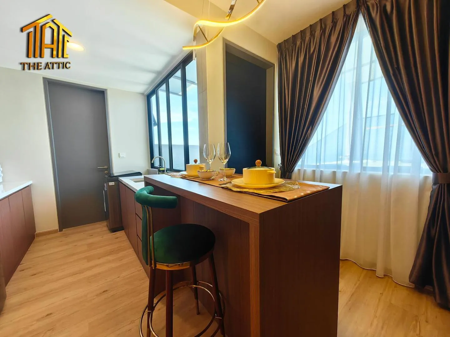 Dining area in Attic Home Melaka Imperio Residence & Jonker