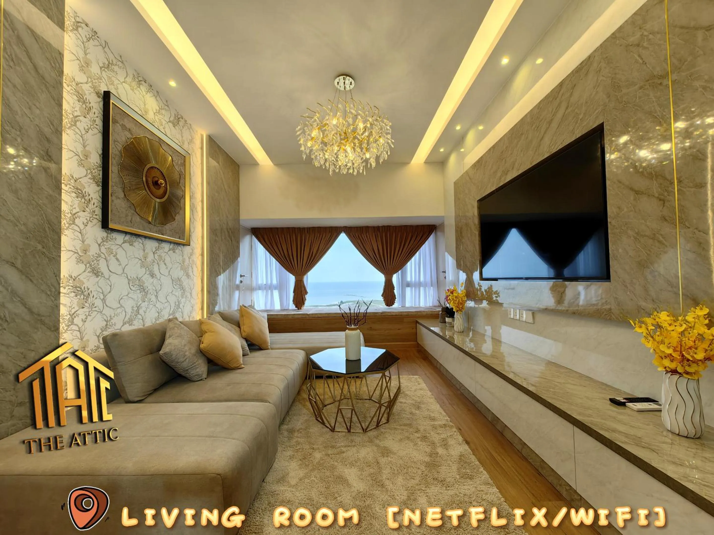 TV and multimedia in Attic Home Melaka Imperio Residence & Jonker