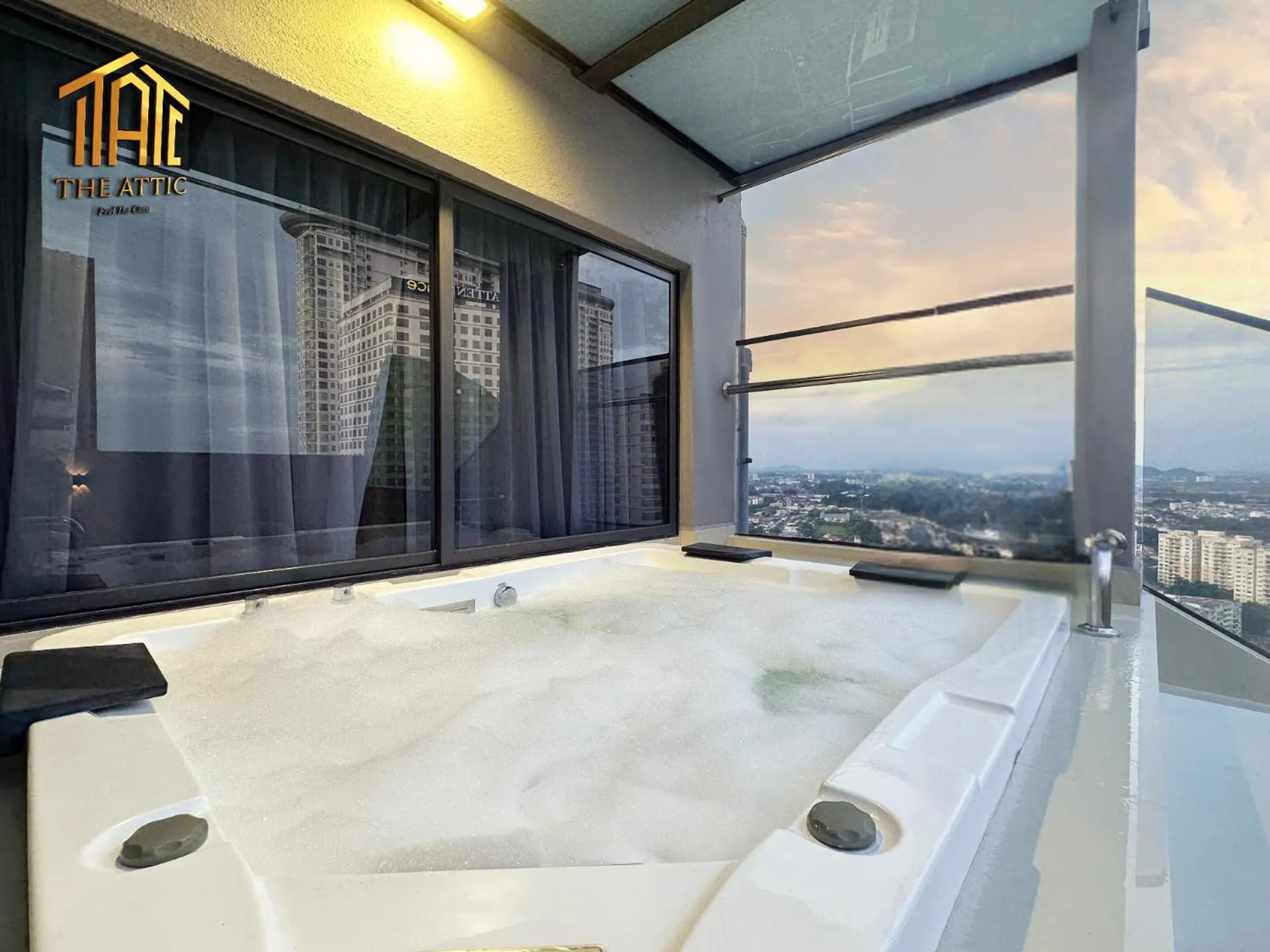 Balcony/Terrace in Attic Home Melaka Imperio Residence & Jonker