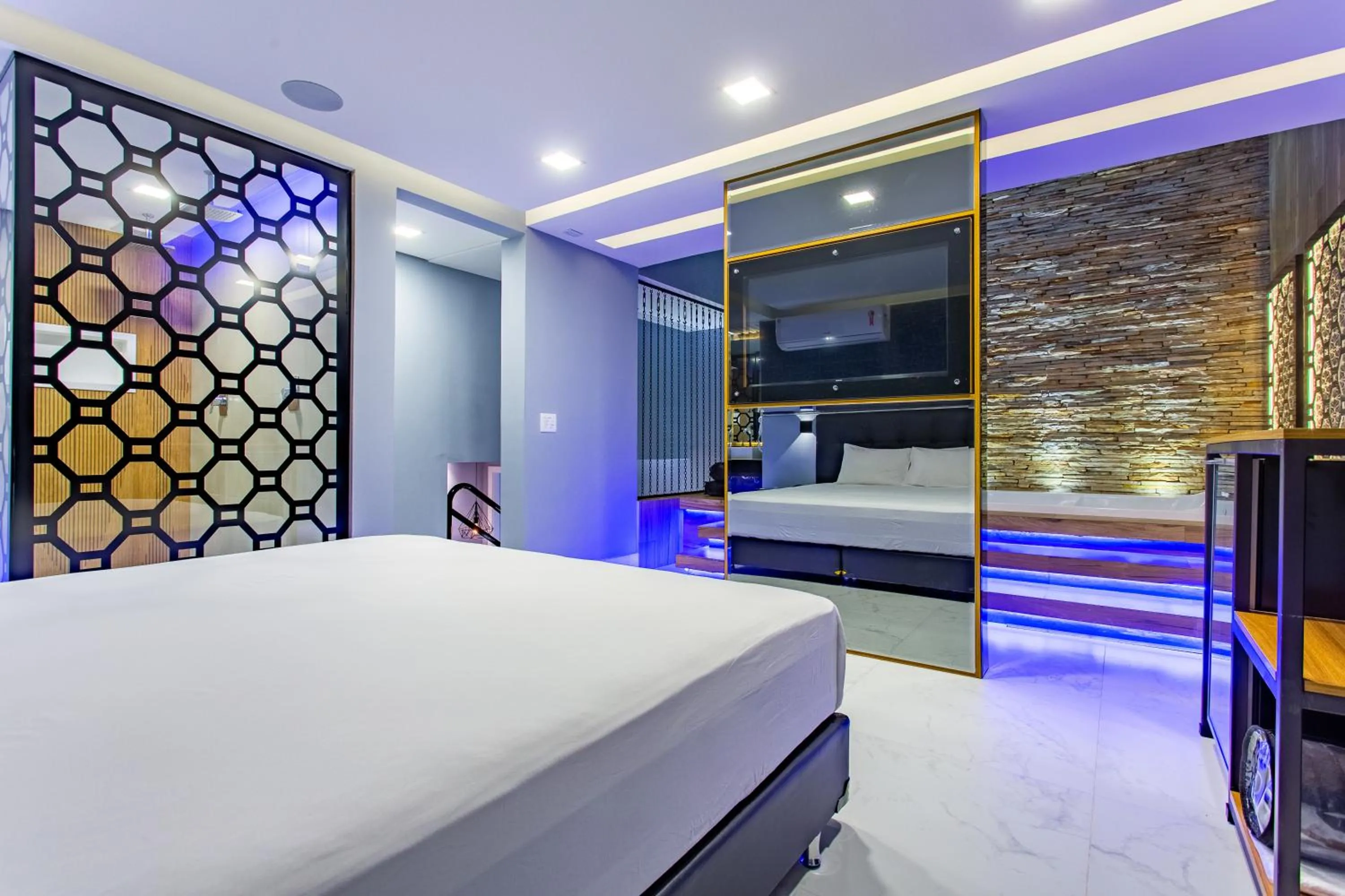 Photo of the whole room, Bed in Drops Motel Brasília