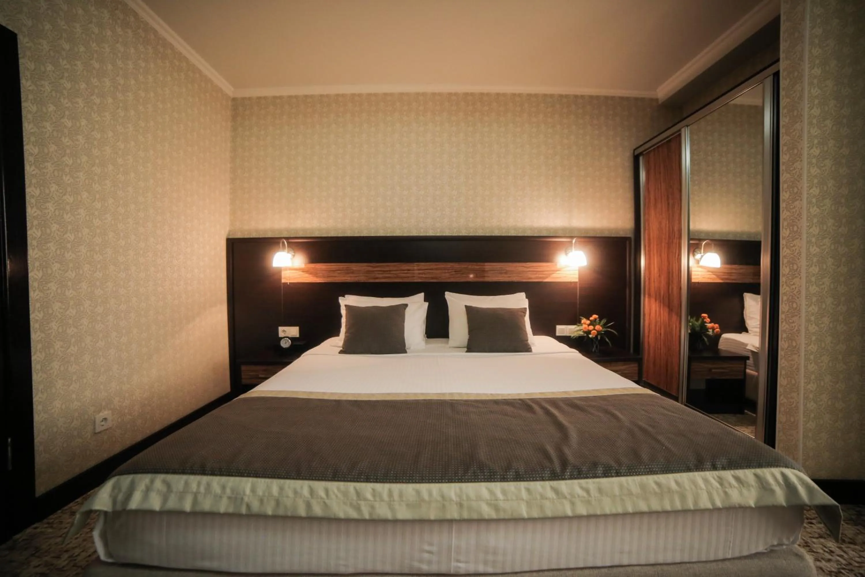 Bed in Onyx Hotel Bishkek