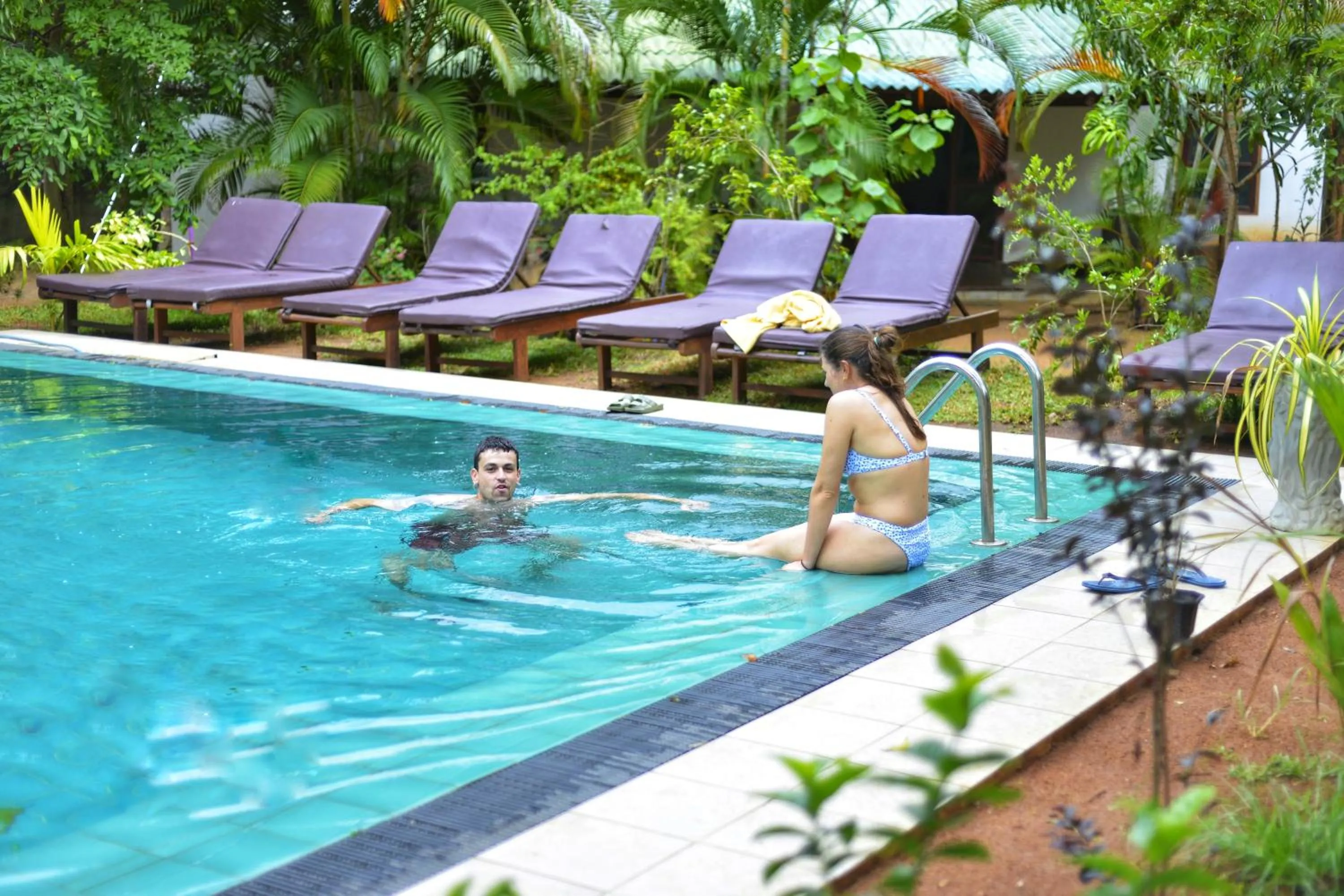 Pool view in La Dolce Vita