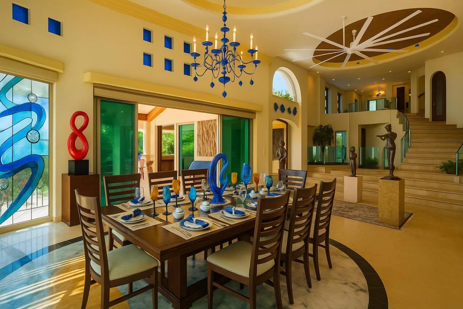 Living room in South Shore Villa Armonia Luxury Boutique