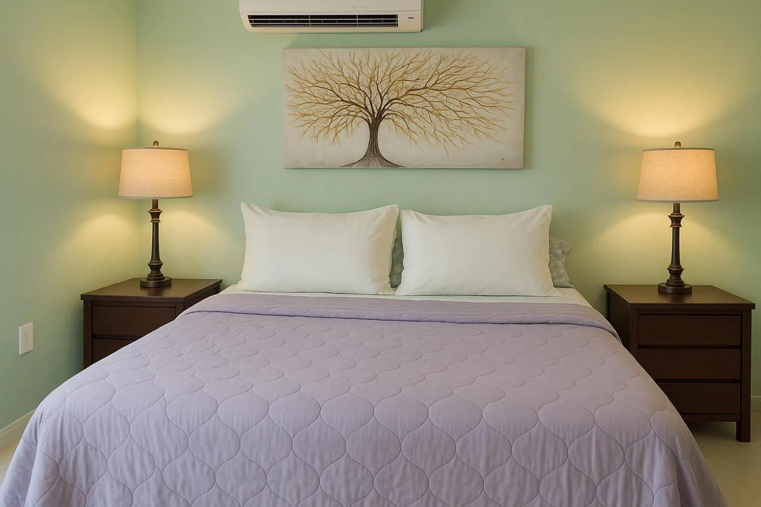 Bed in South Shore Villa Armonia Luxury Boutique