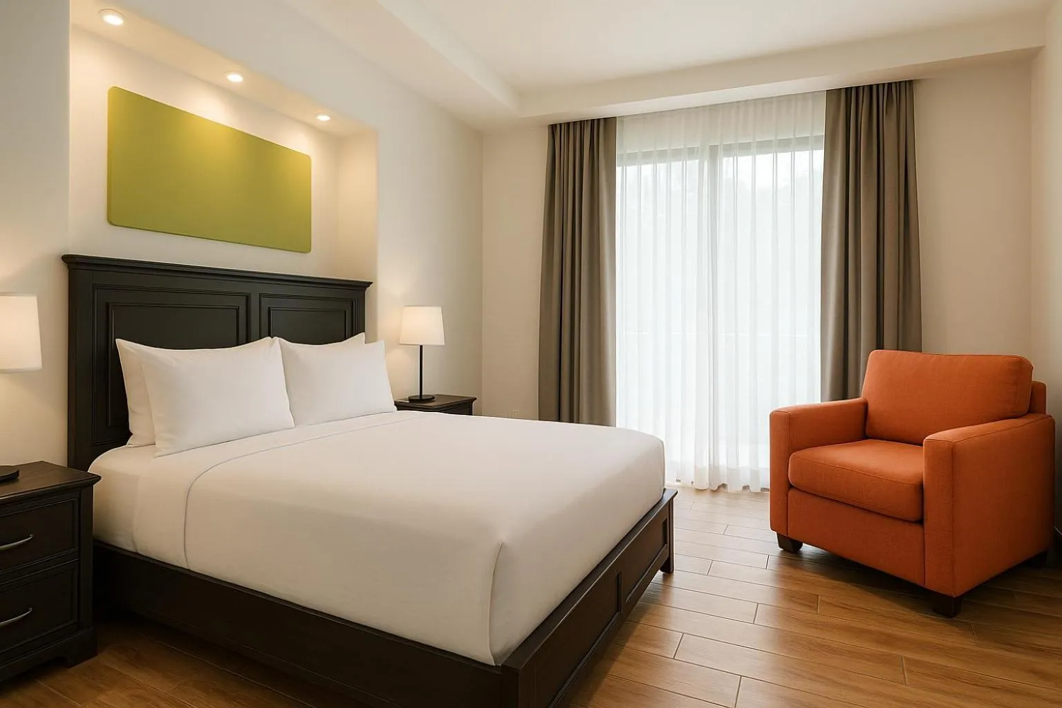 Bed in South Shore Villa Armonia Luxury Boutique