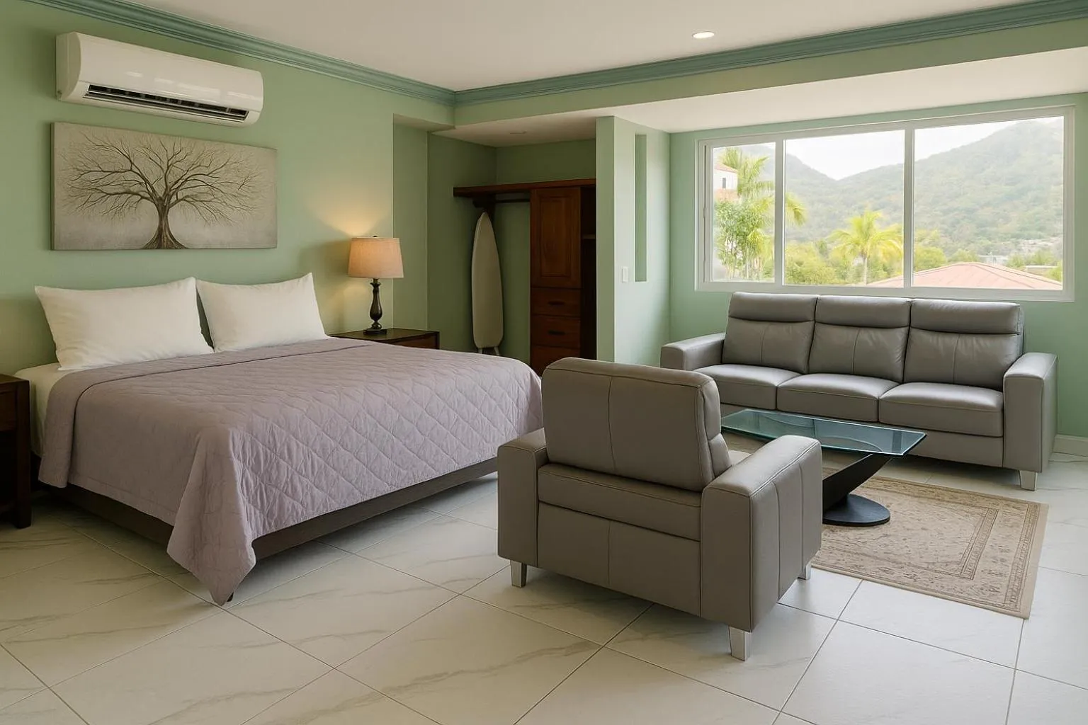 Bed in South Shore Villa Armonia Luxury Boutique