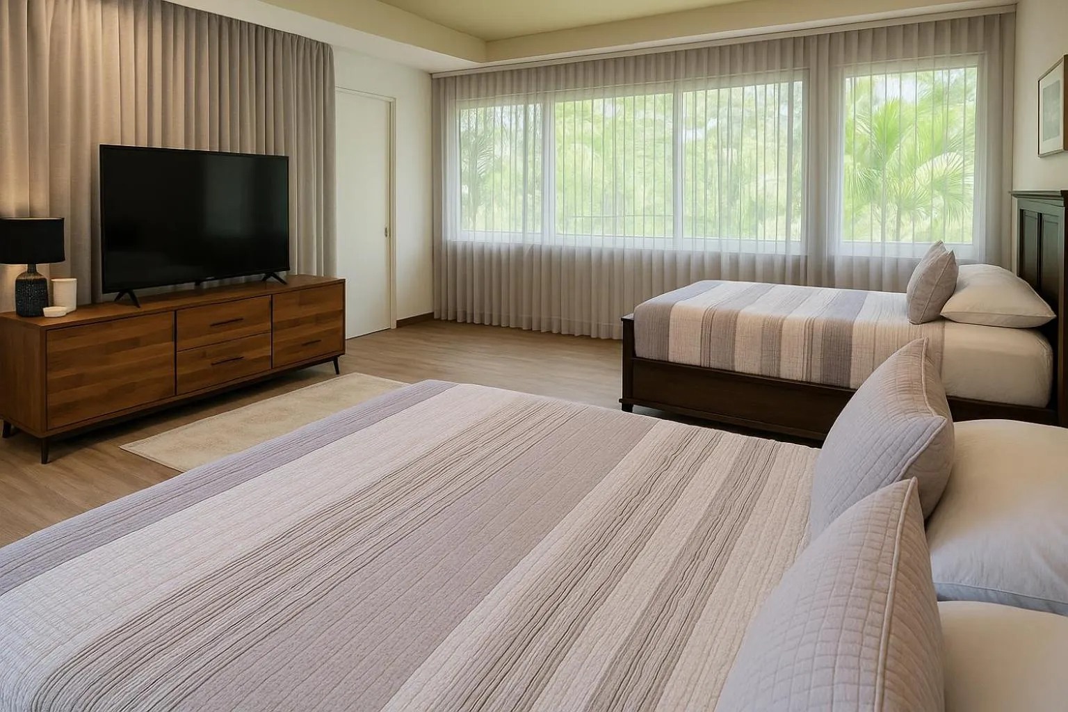 Bed in South Shore Villa Armonia Luxury Boutique