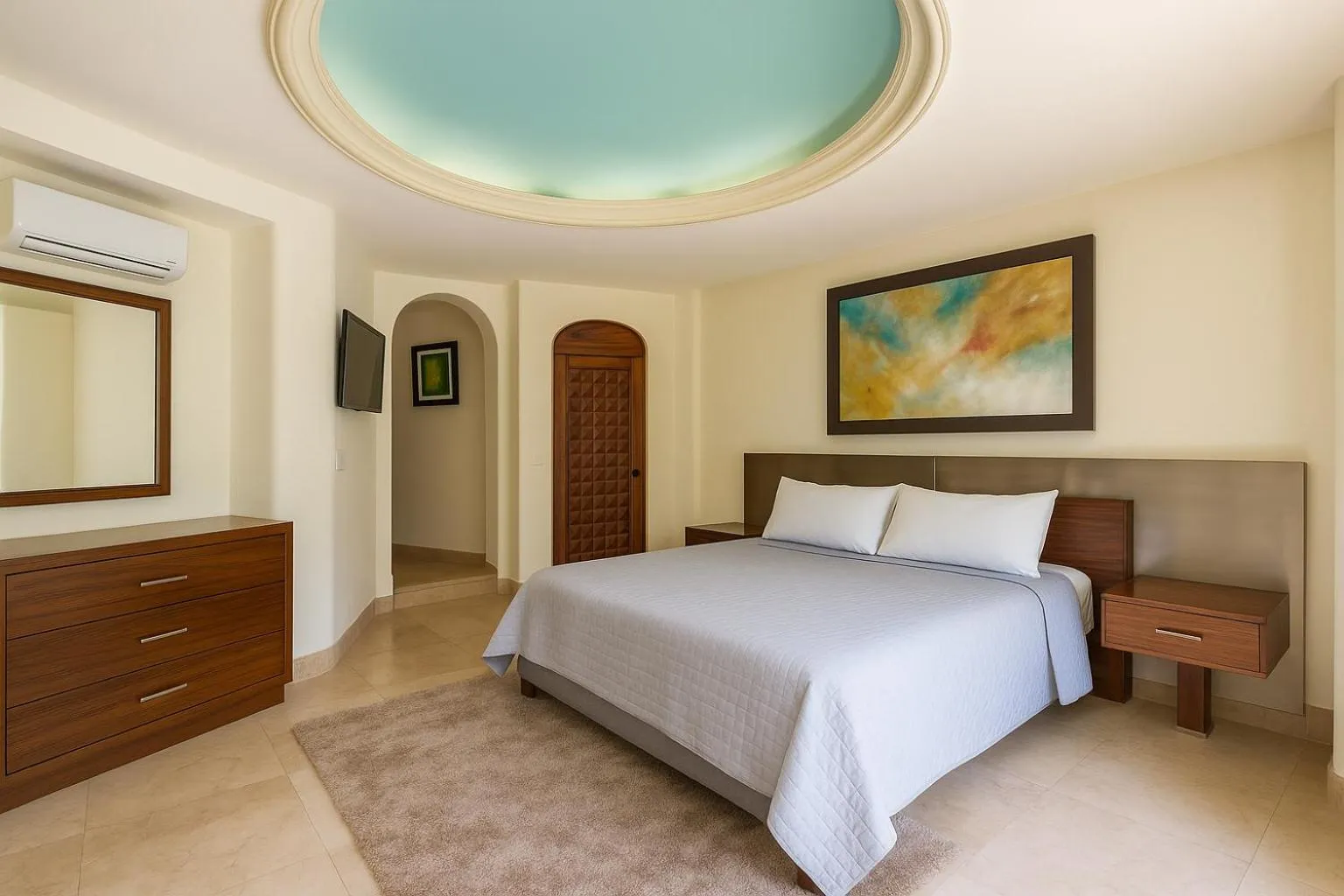 Bed in South Shore Villa Armonia Luxury Boutique