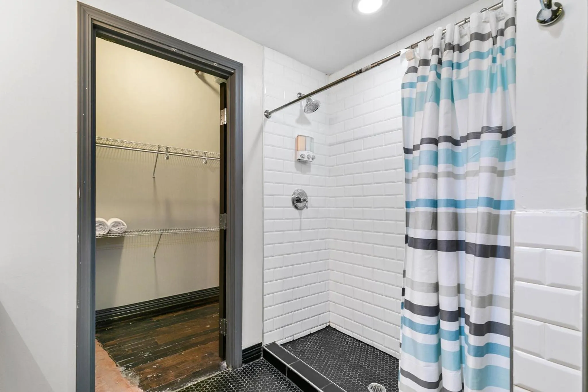 Shower in Luxury Downtown Dallas Stay by Amyfinehouse