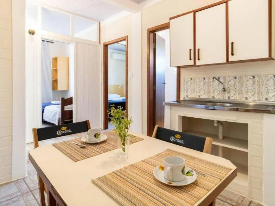 Kitchen or kitchenette in Pousada Maré de Lua