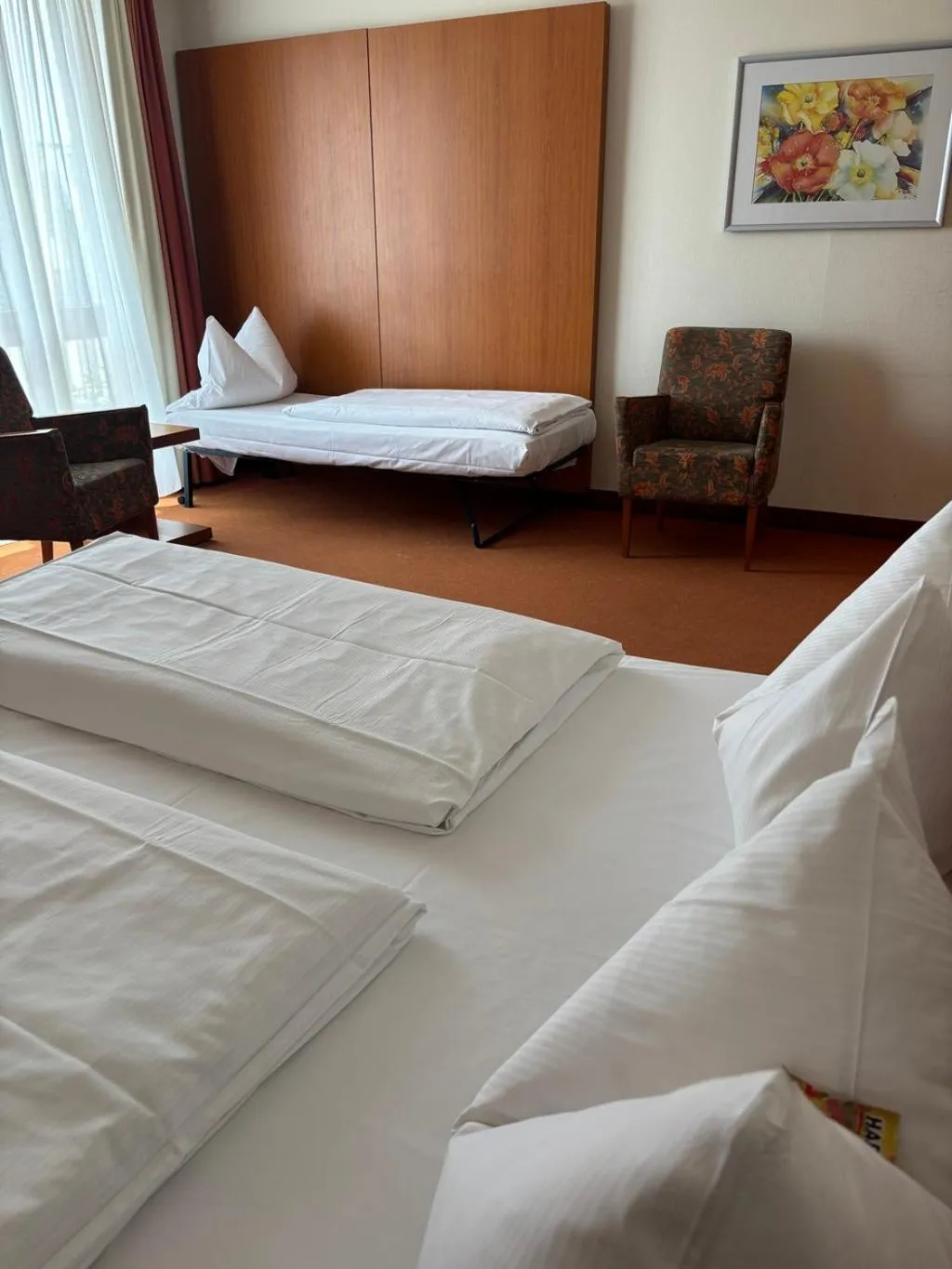 Bed in Hotel Flandrischer Hof