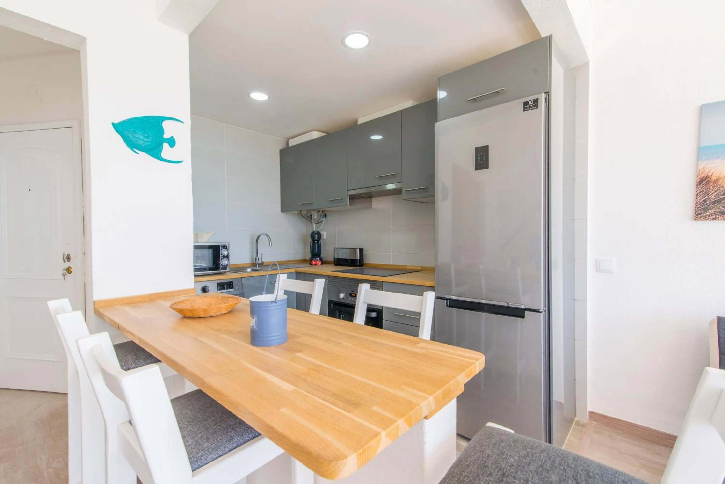 Kitchen or kitchenette in Casa dos Peixes