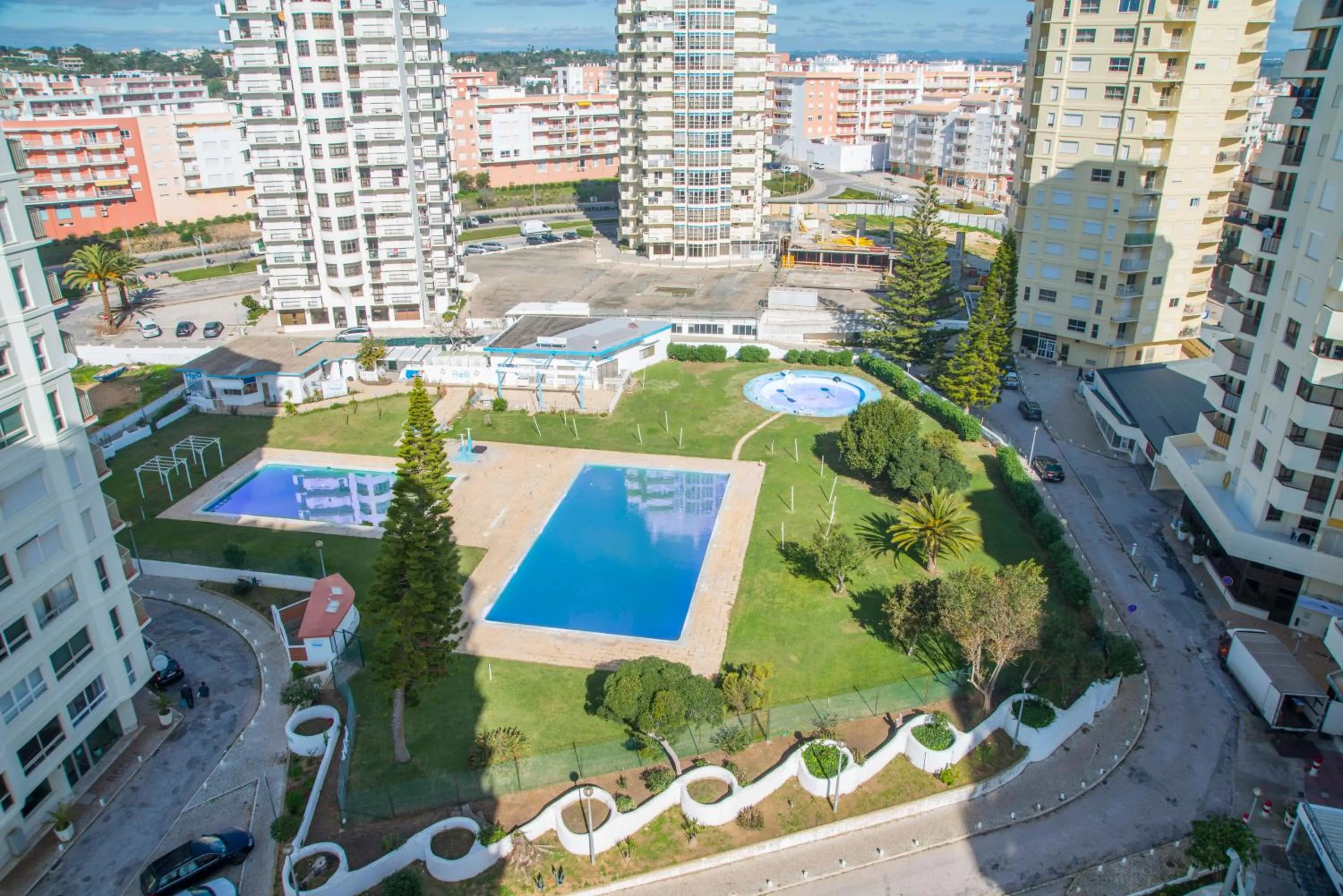 Pool view in Casa dos Peixes