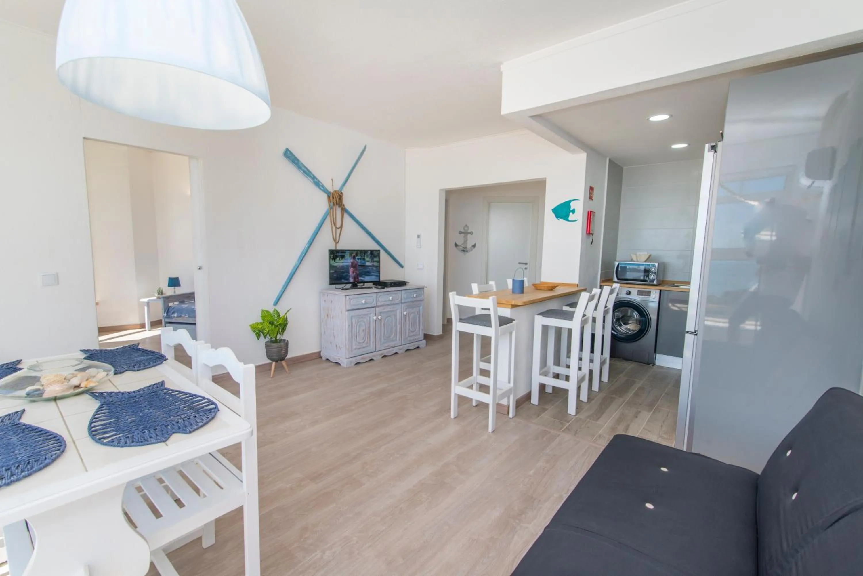 Living room in Casa dos Peixes