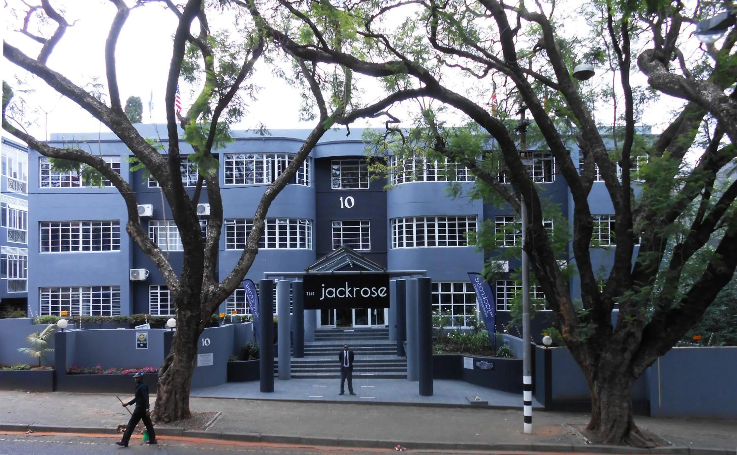 Property building in The Jack Rose Hotel, Rosebank, Gautrain