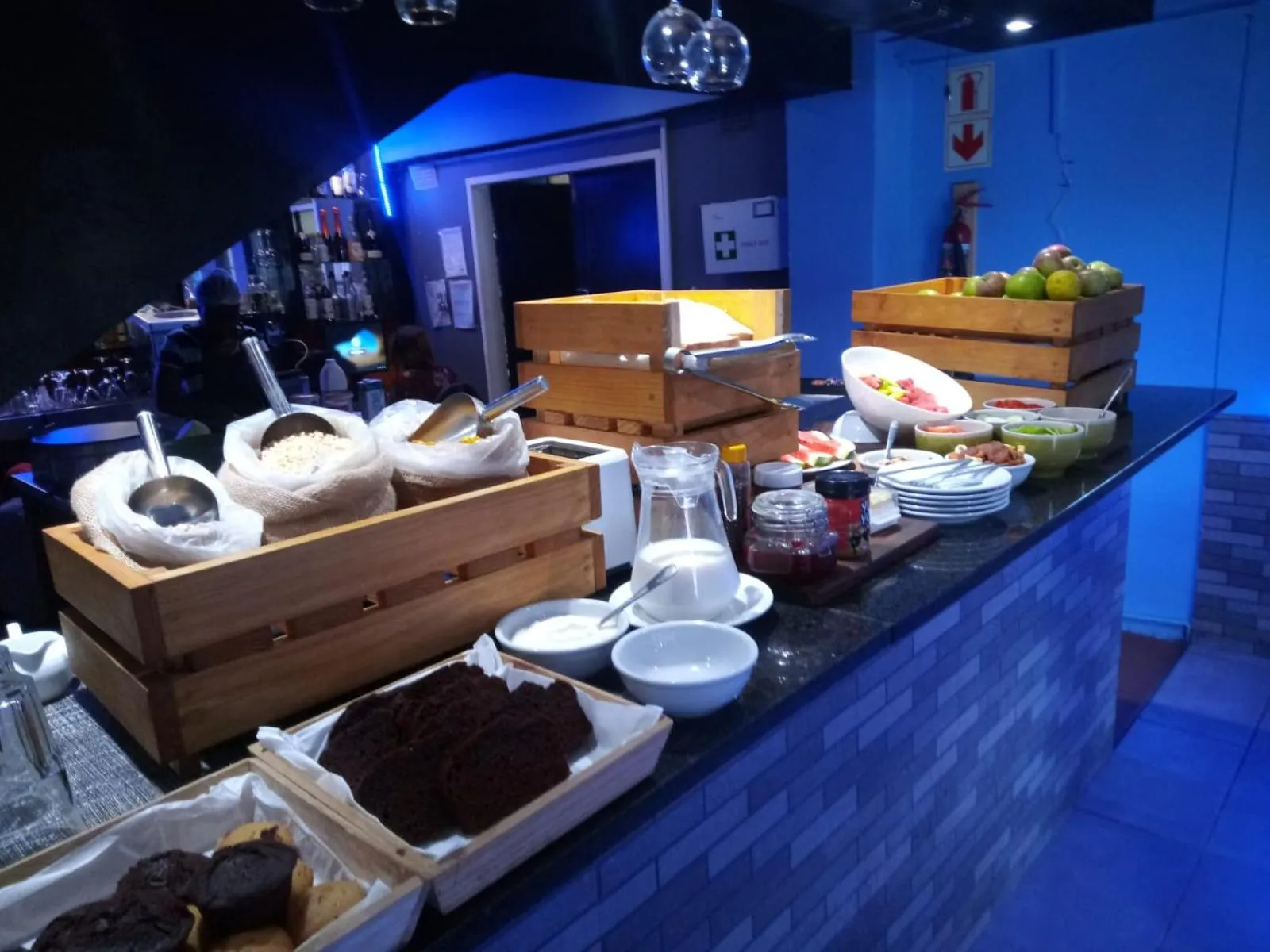 Breakfast in The Jack Rose Hotel, Rosebank, Gautrain