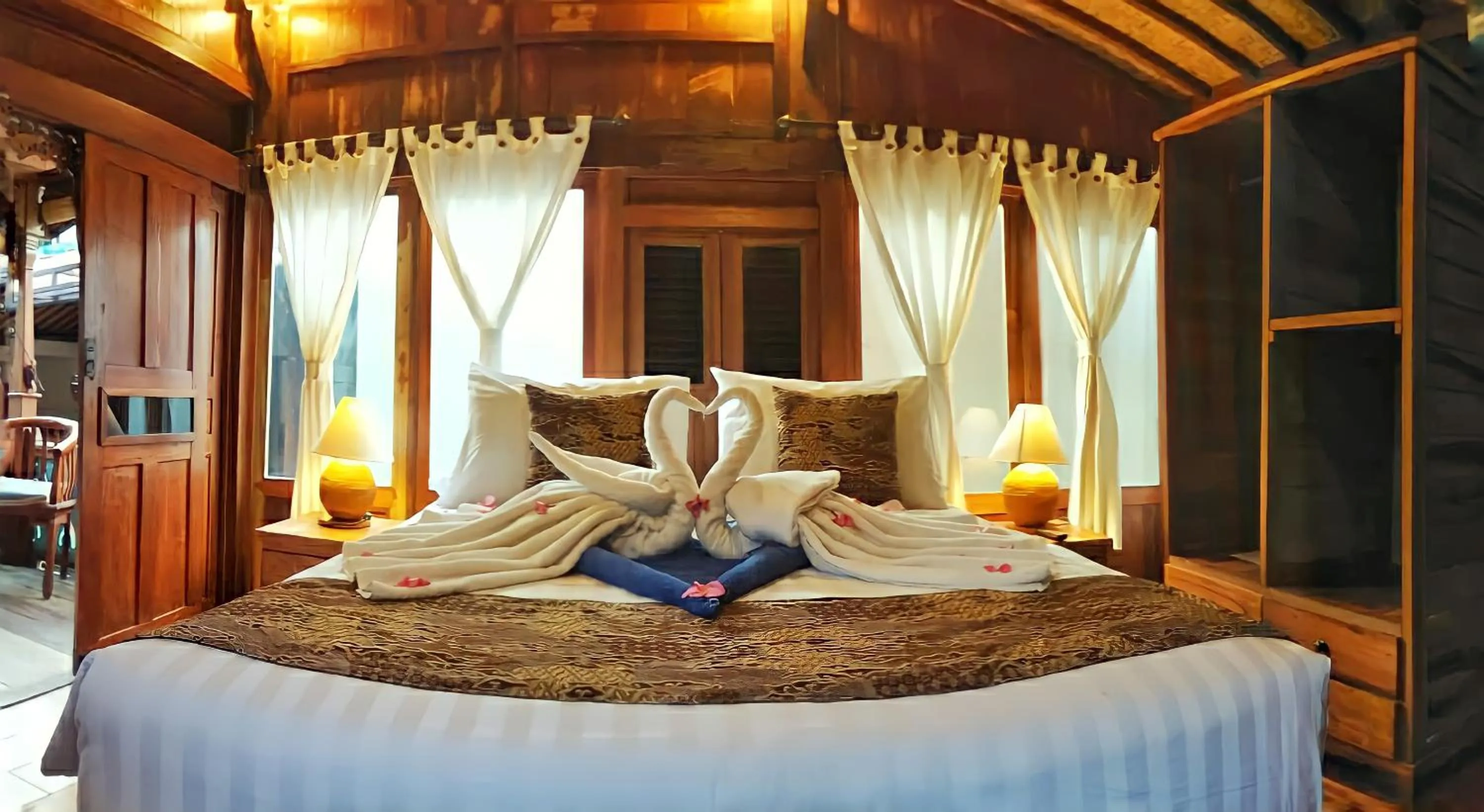 Photo of the whole room, Bed in Hotel and Villa B52 Gili Air