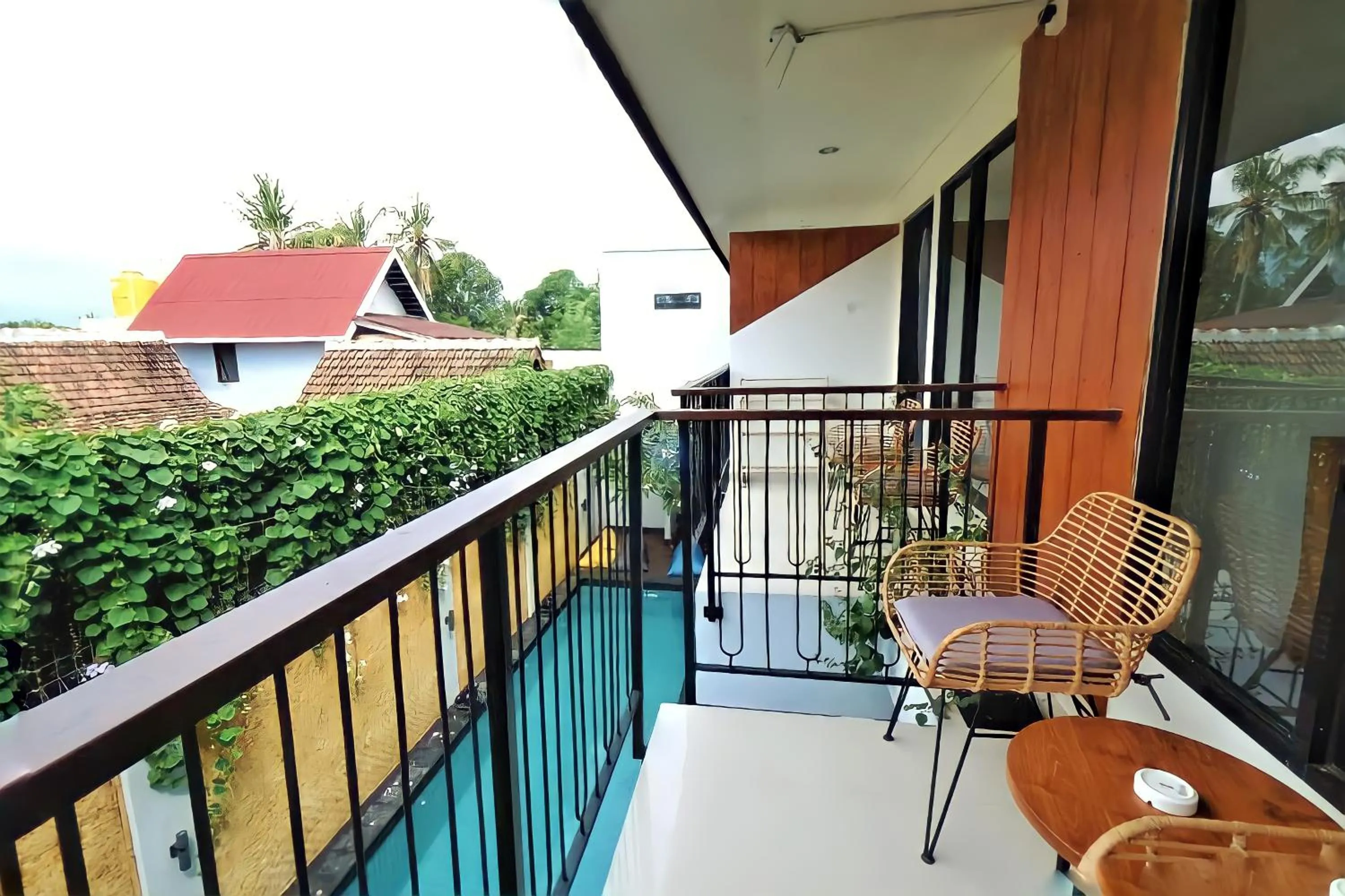 Balcony/Terrace in Hotel and Villa B52 Gili Air