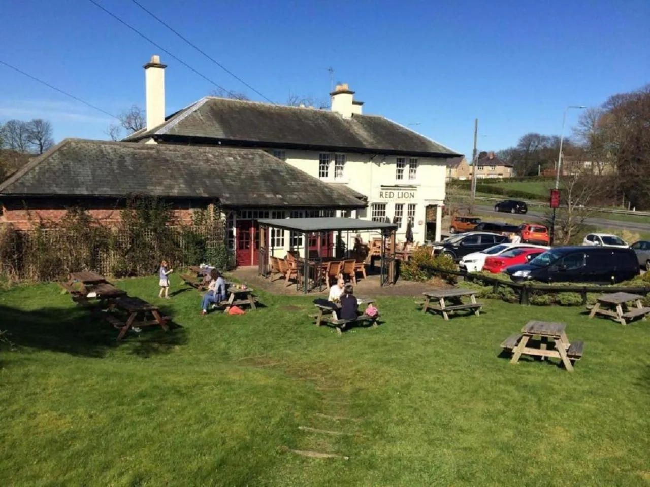 Property building in The Red Lion Hotel
