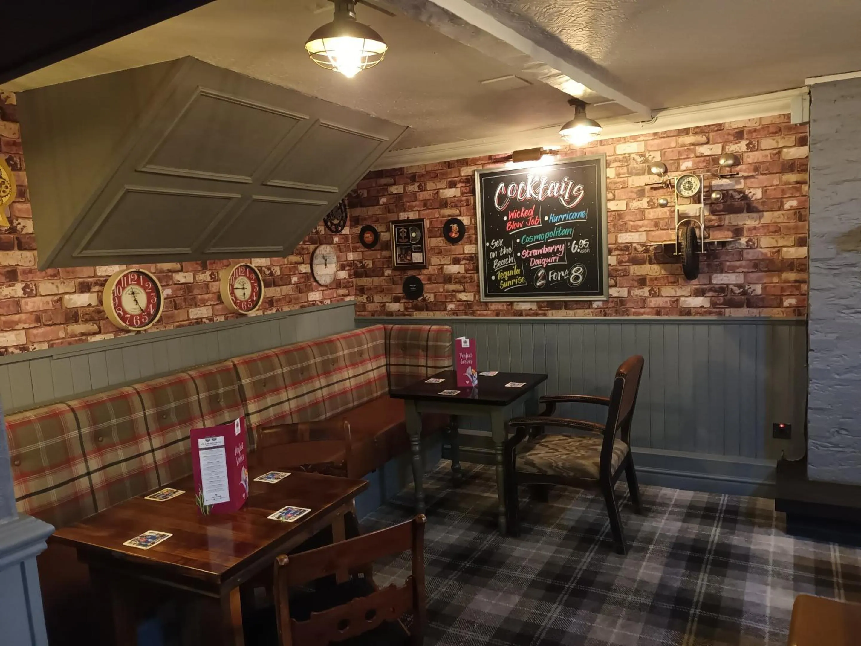 Dining area in The City