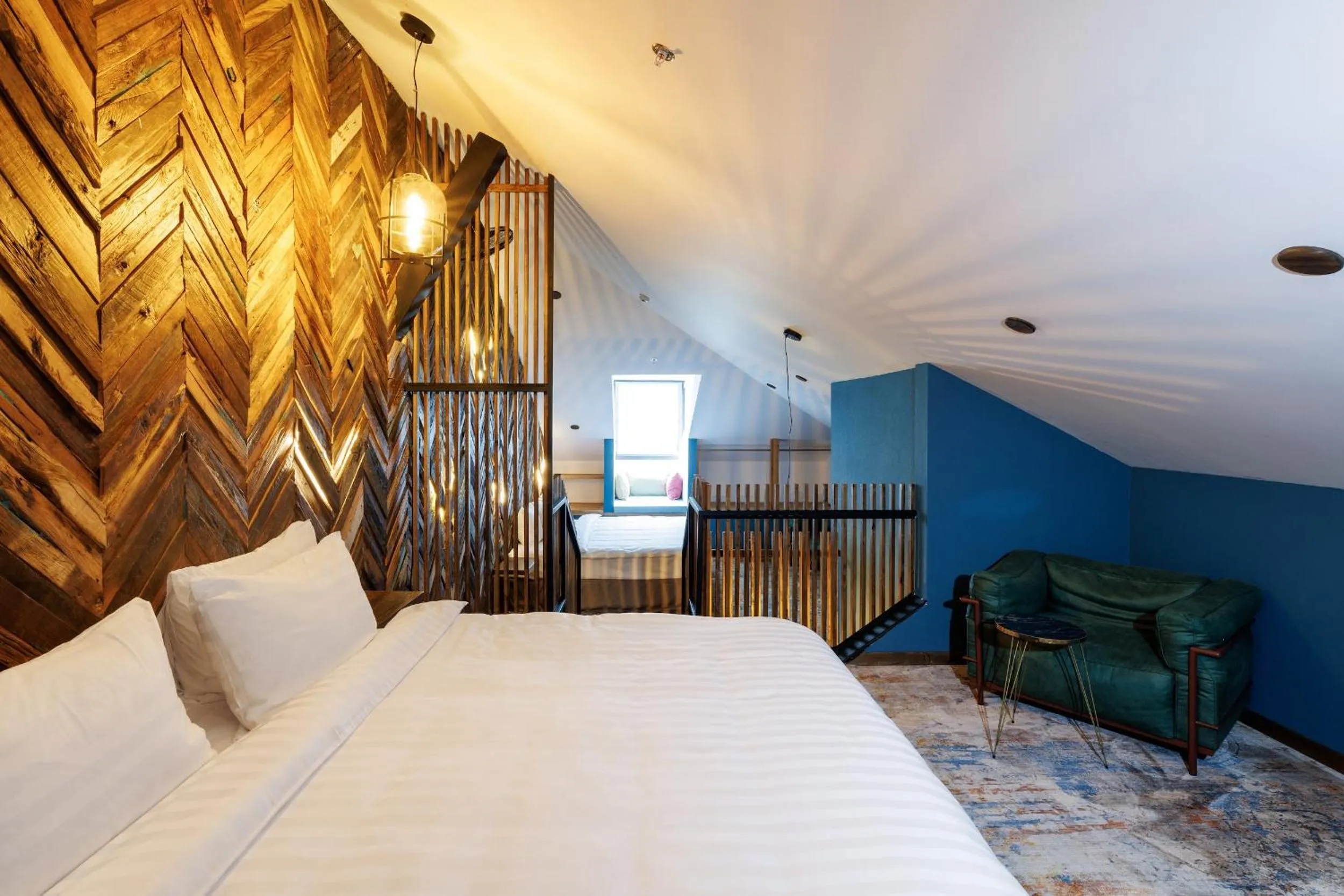 Bed in Mtserlebi Resort