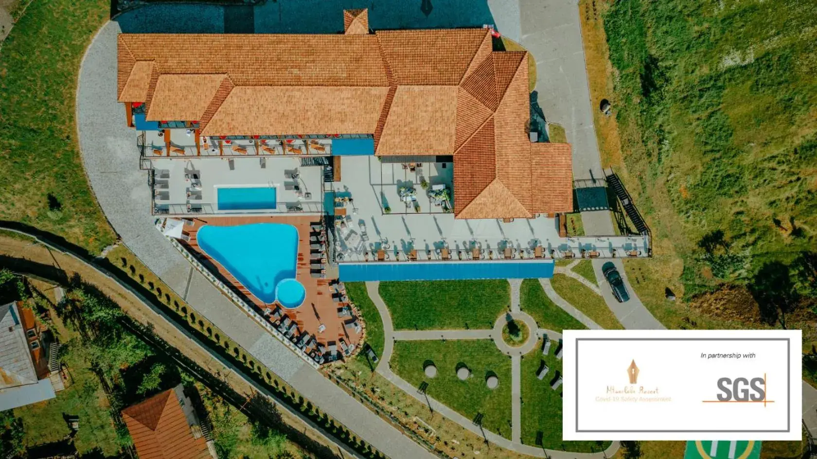 Property building in Mtserlebi Resort Property building in Mtserlebi Resort