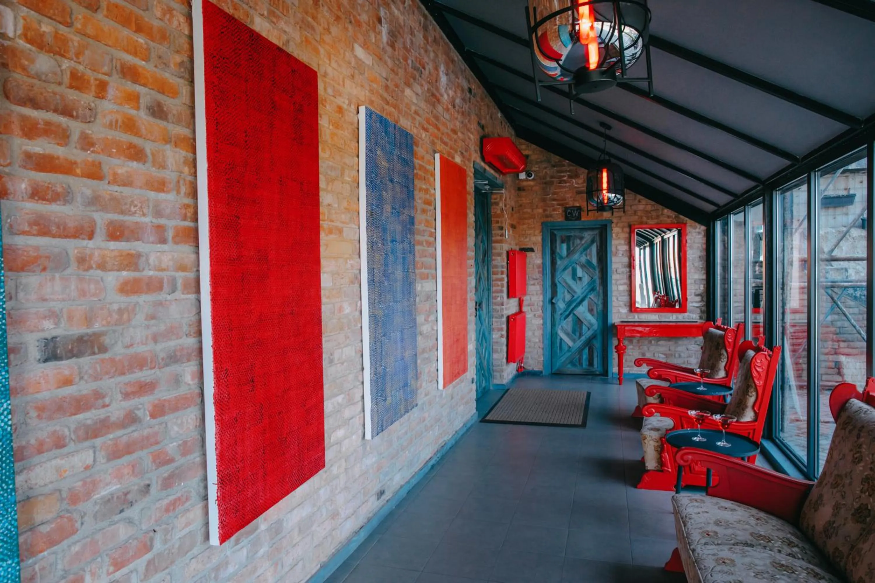 Facade/entrance in Mtserlebi Resort