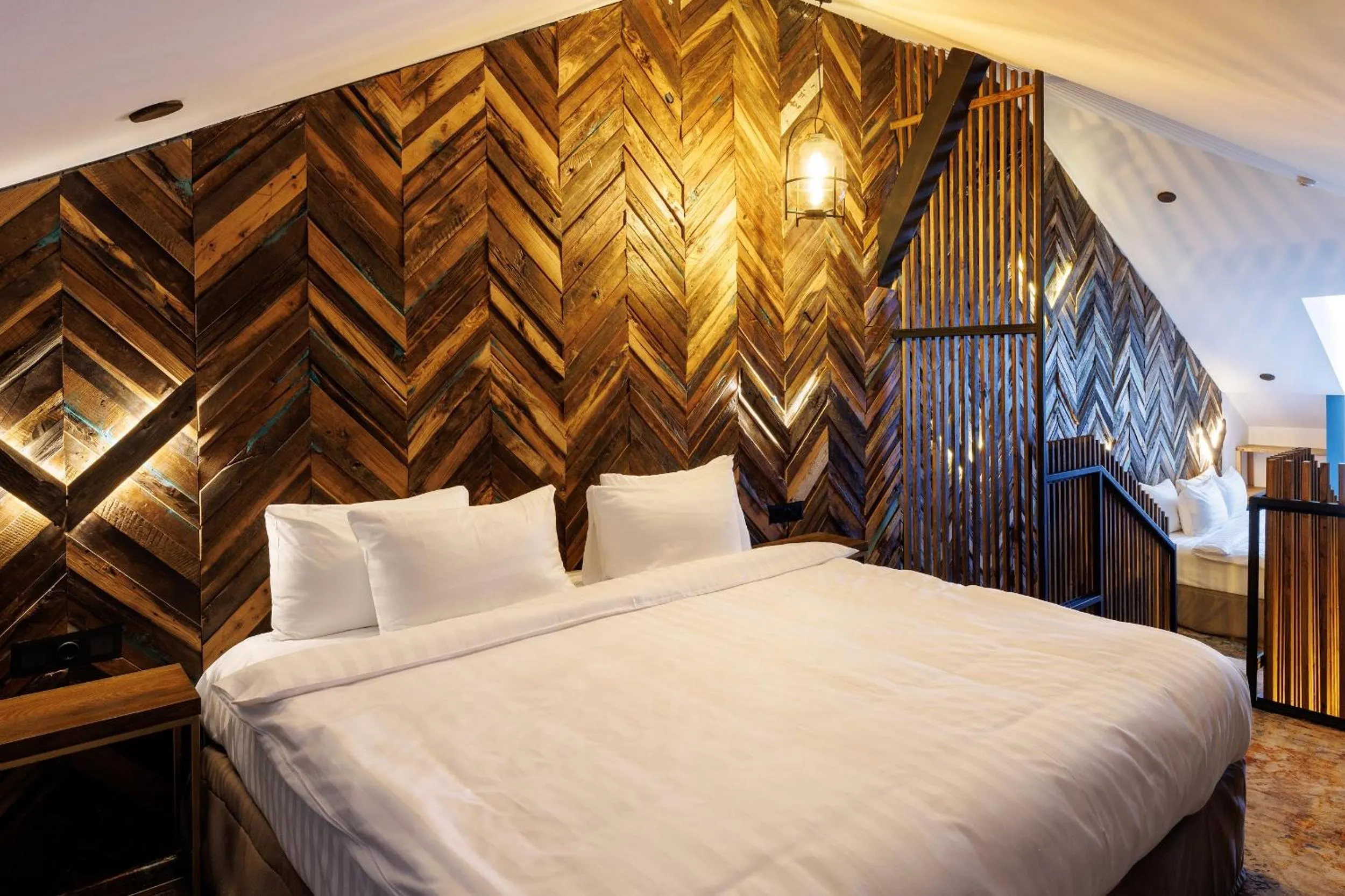 Bed in Mtserlebi Resort