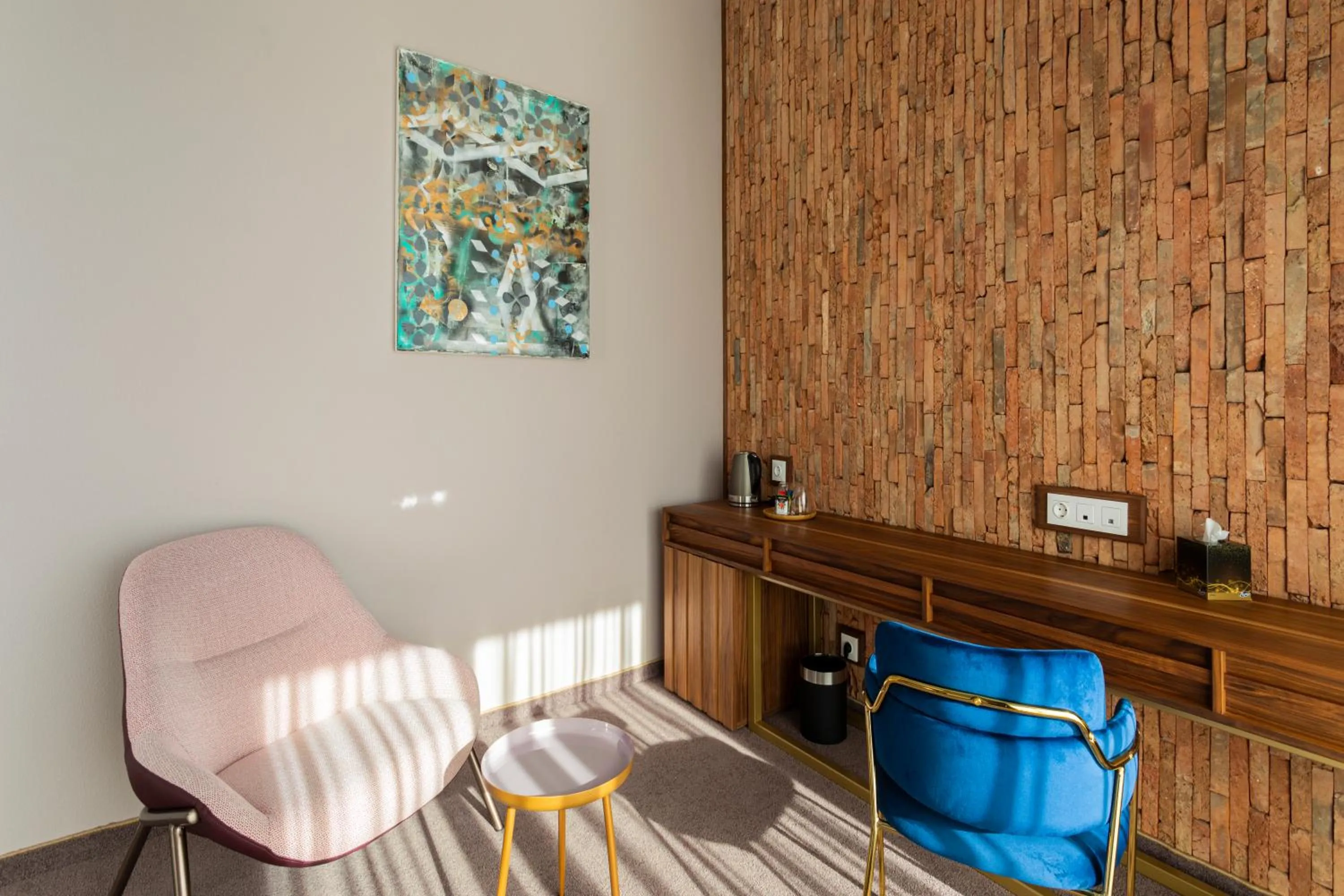 Seating area in Mtserlebi Resort