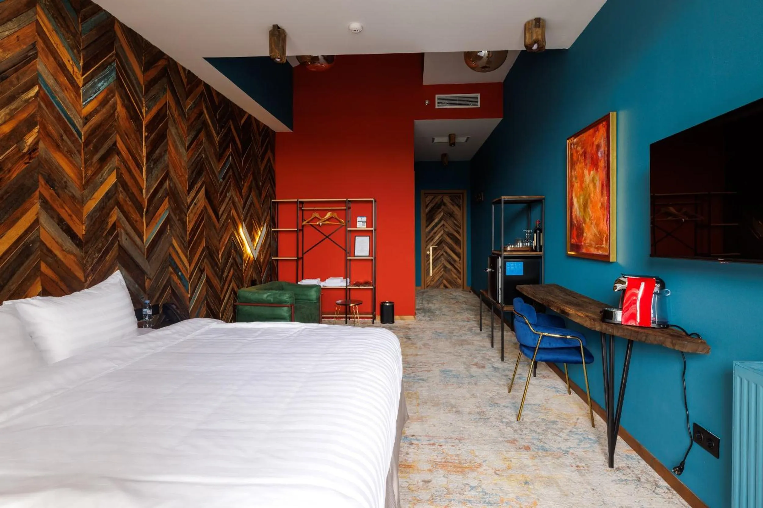 Bed in Mtserlebi Resort