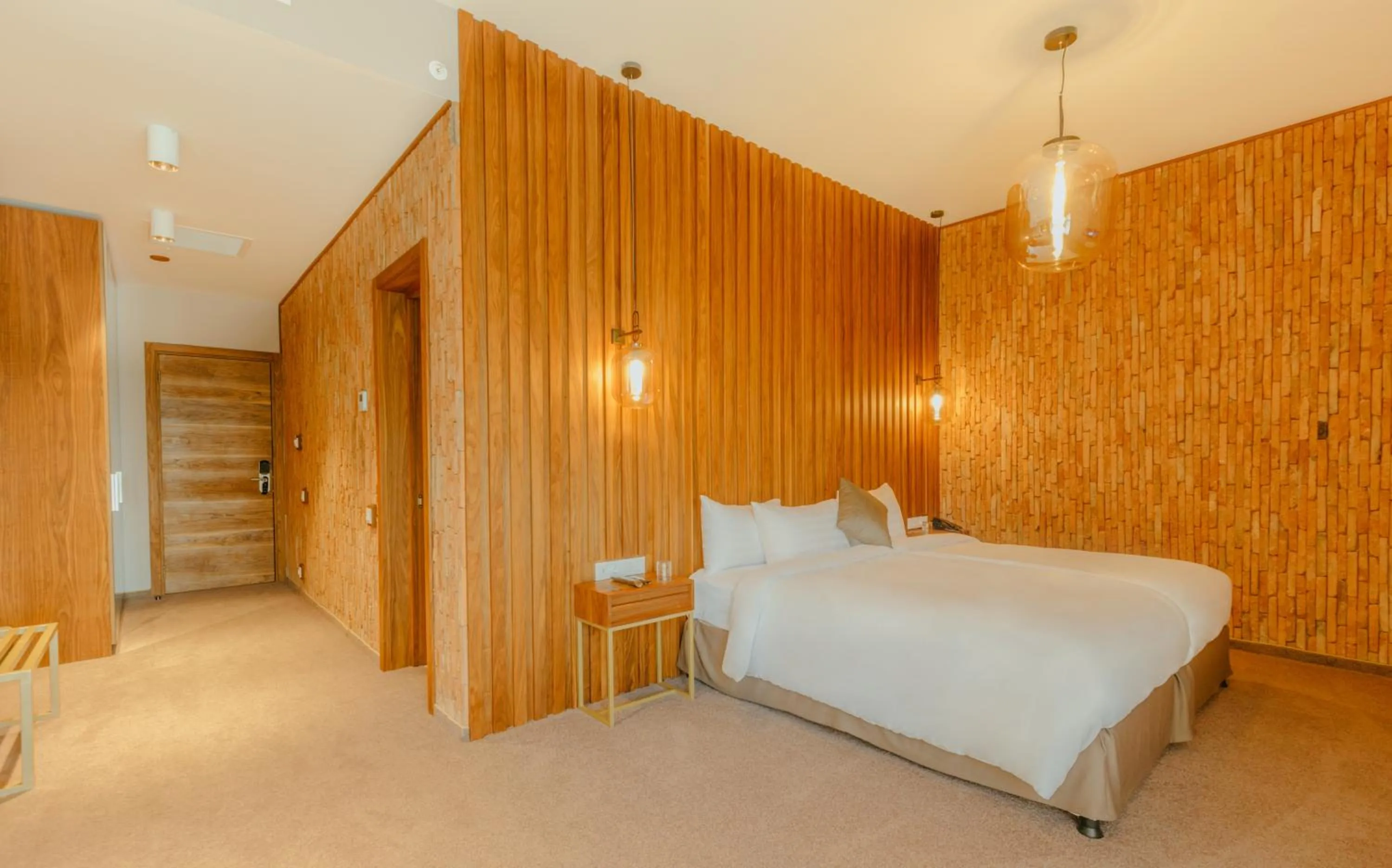 View (from property/room), Bed in Mtserlebi Resort