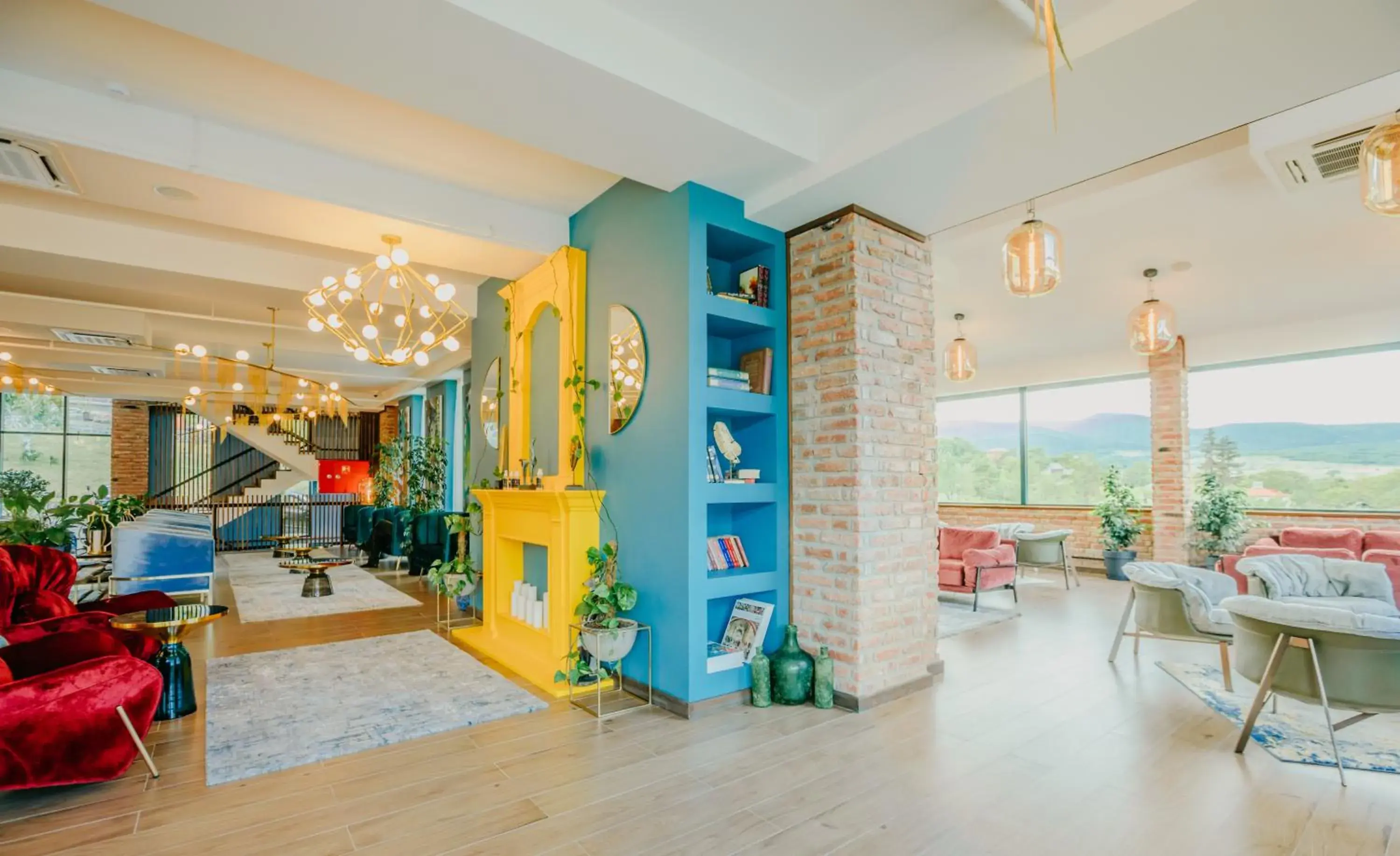 Lobby or reception in Mtserlebi Resort Lobby or reception in Mtserlebi Resort