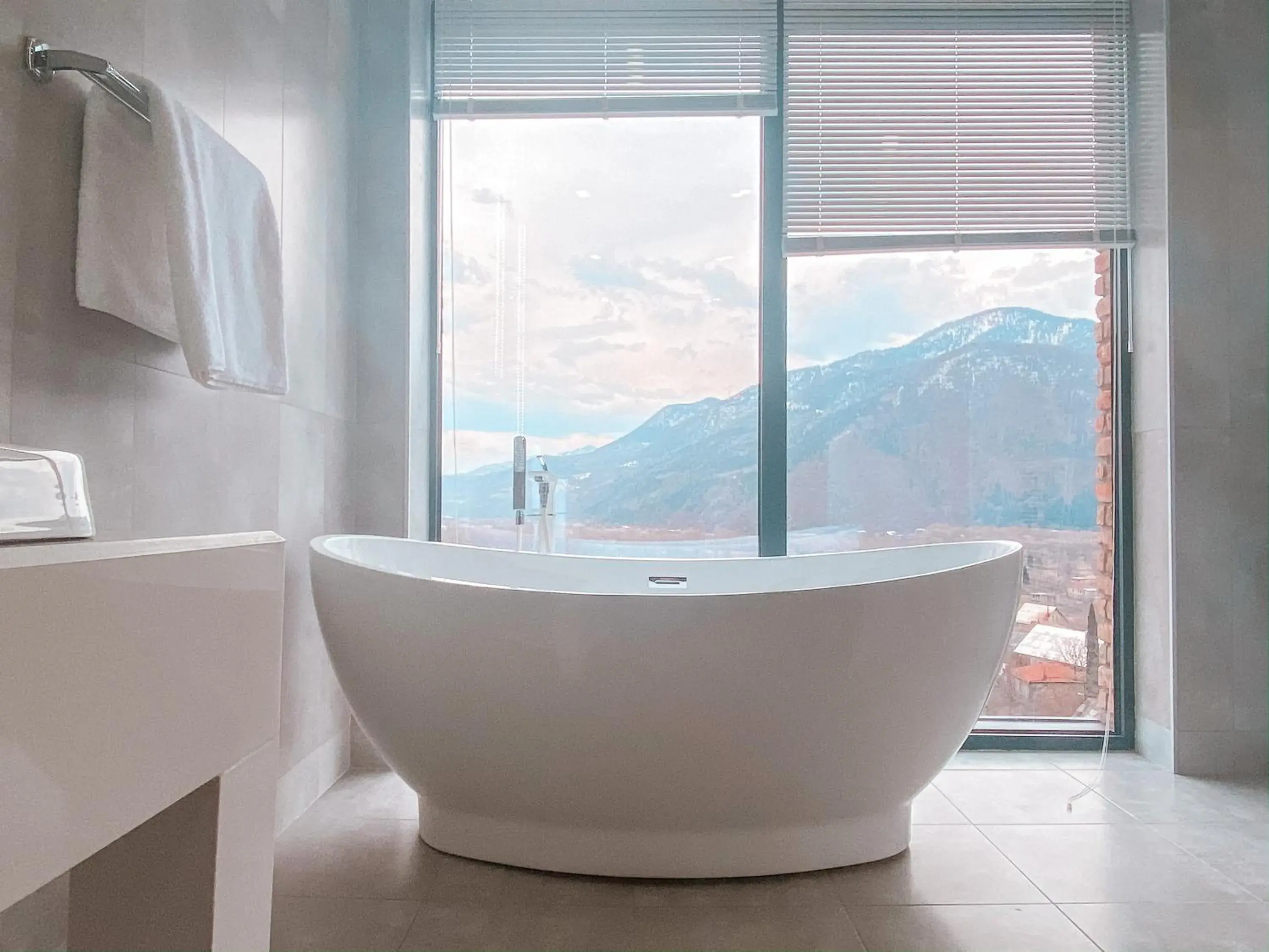 Bathroom in Mtserlebi Resort Bathroom in Mtserlebi Resort