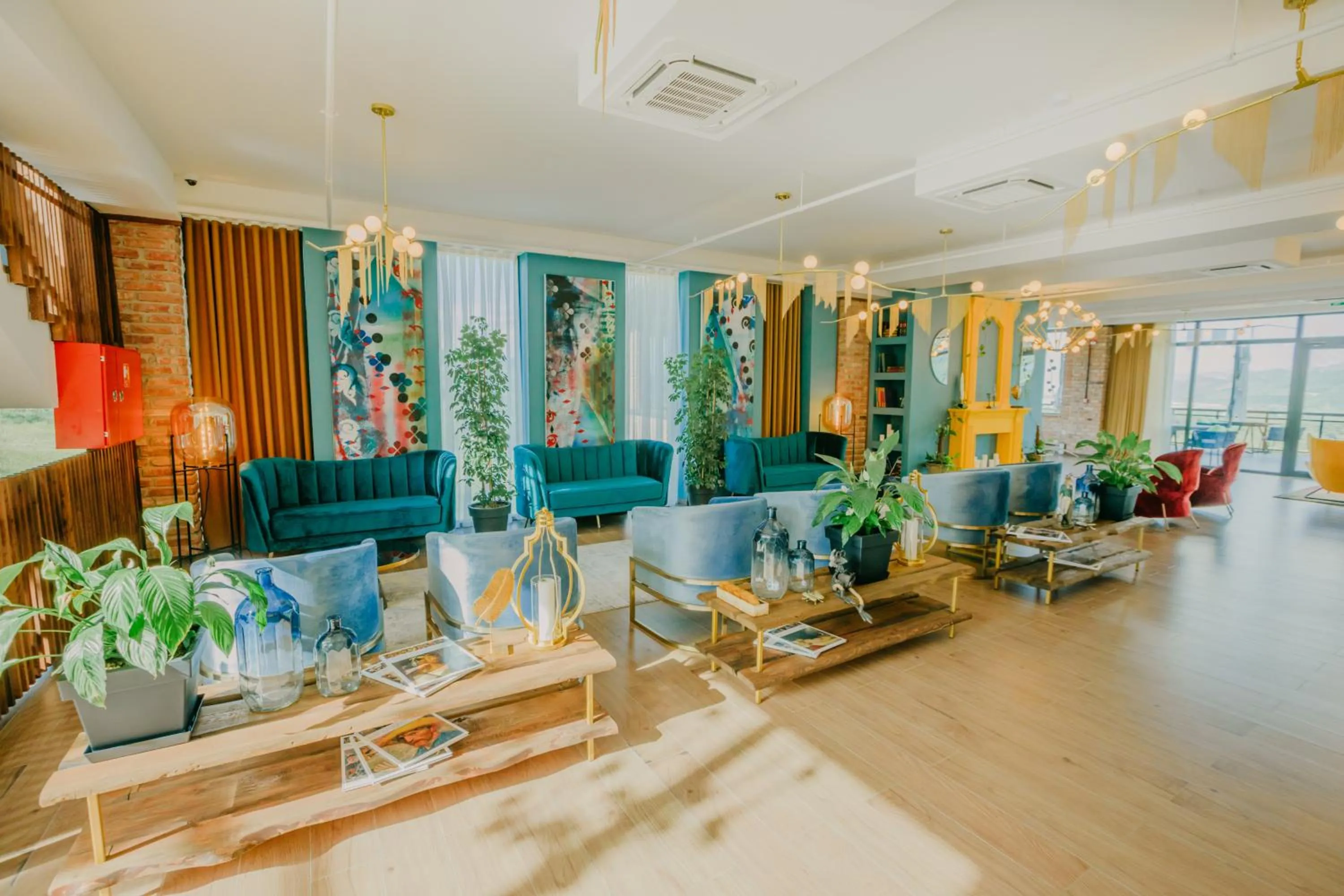 Lobby or reception in Mtserlebi Resort