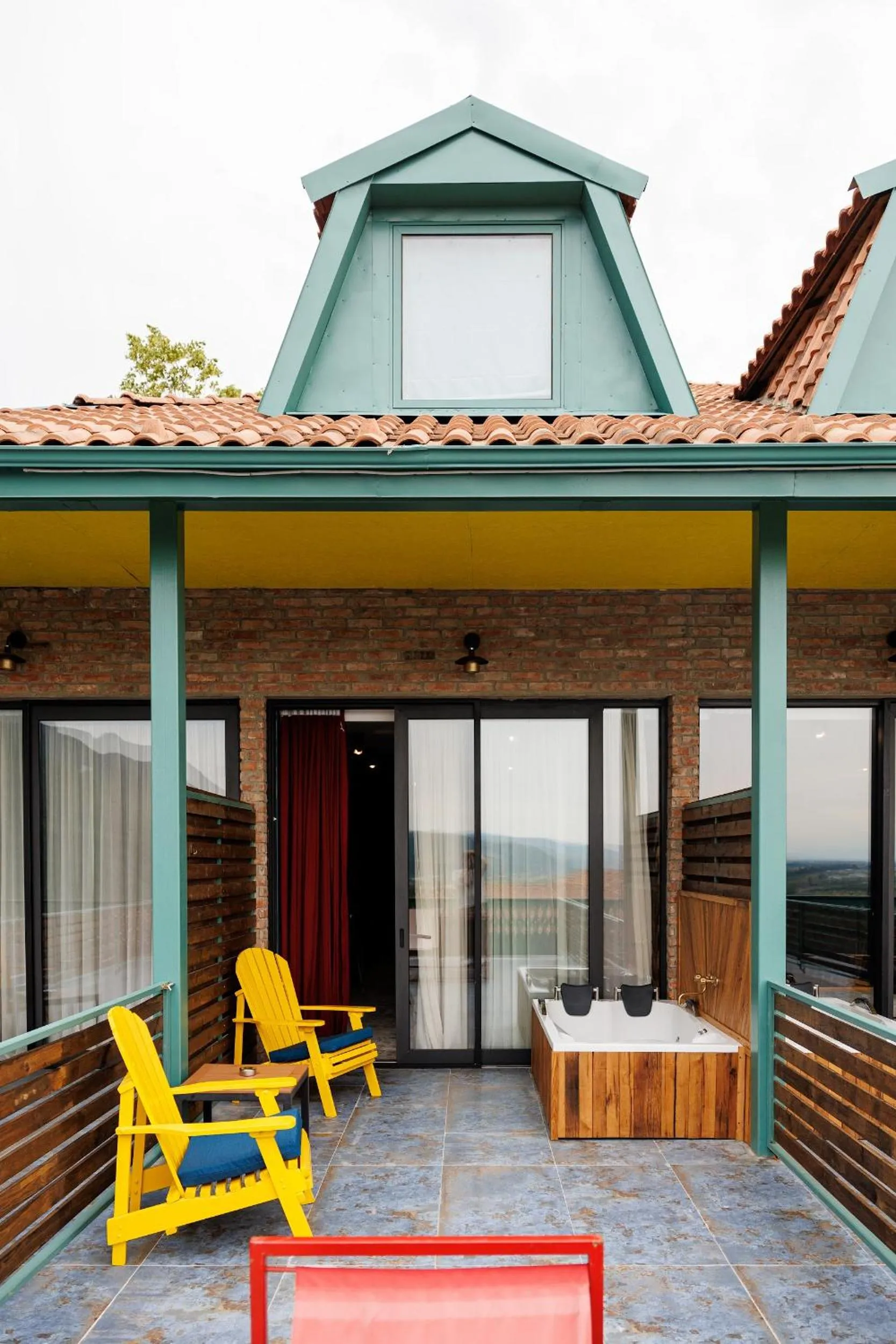 Hot Tub in Mtserlebi Resort