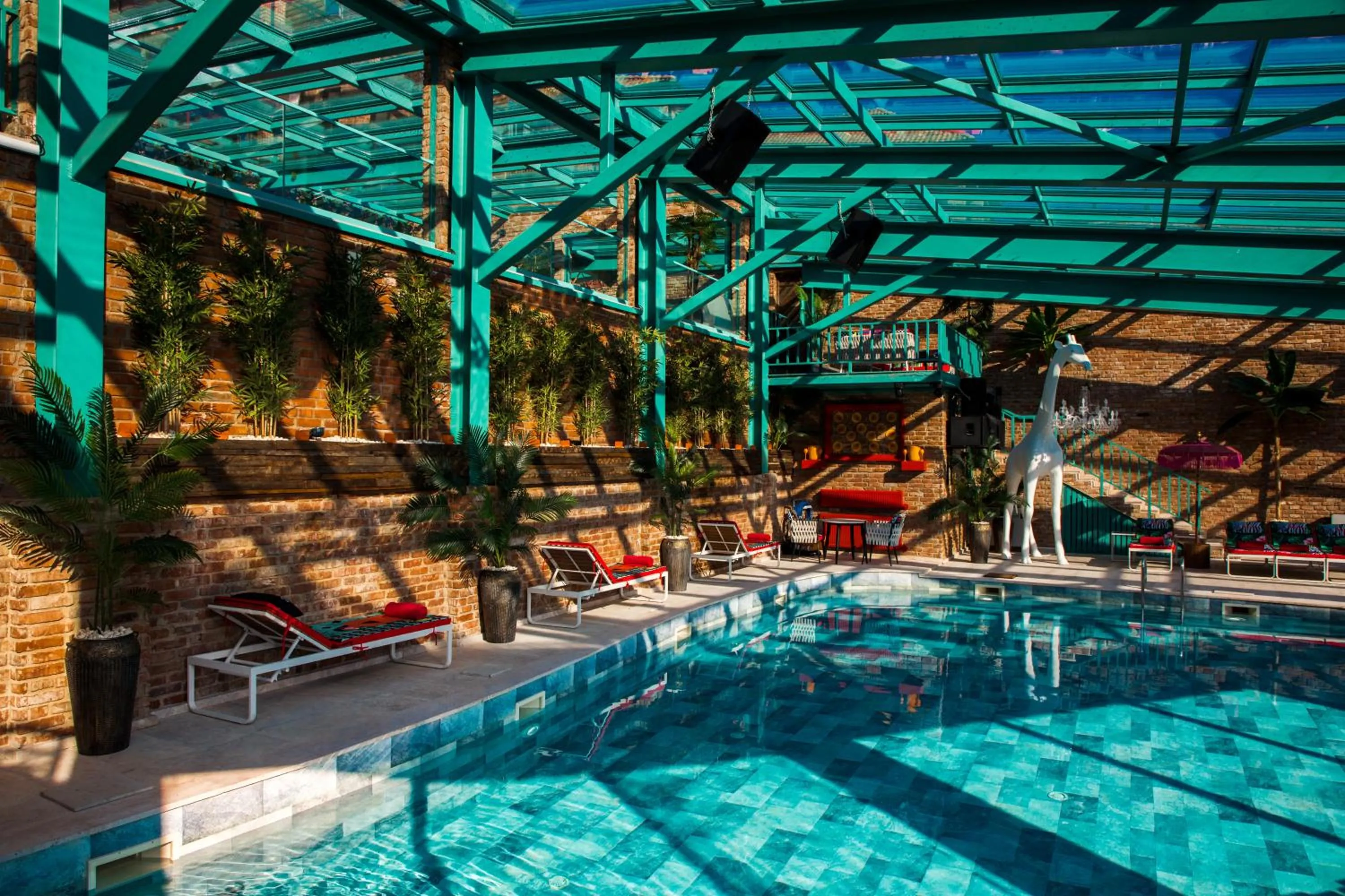 Swimming pool in Mtserlebi Resort